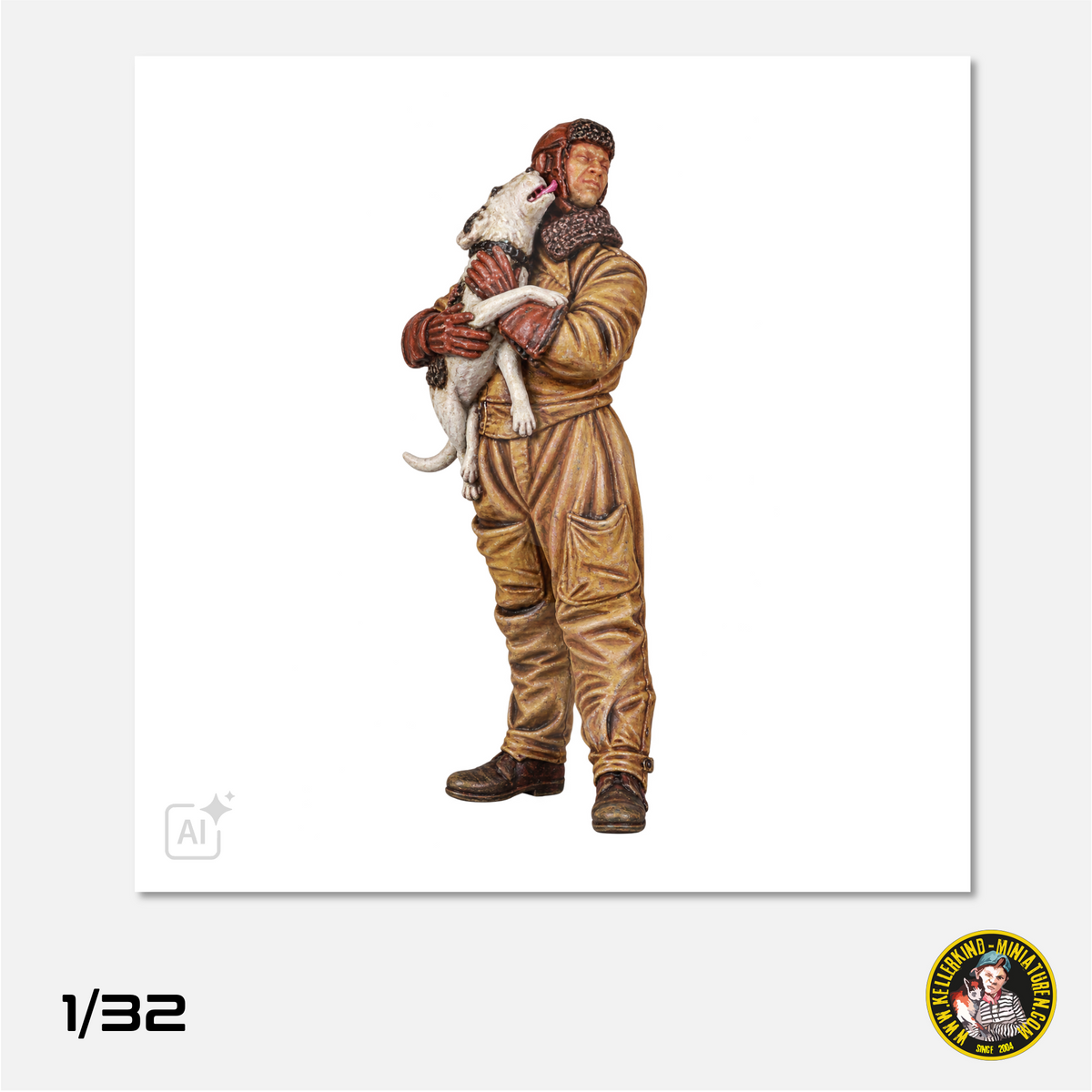 1/32 RFC pilot greeted by his dog "A warm welcome home“