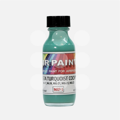 Mr. Paint - Russian Cockpit Turquoise - Mi-17, Mi-24, MiG-21, MiG-23, MiG-25, MiG-3 -  Acrylic Lacque Paint - MRP-001 - Gothaforce