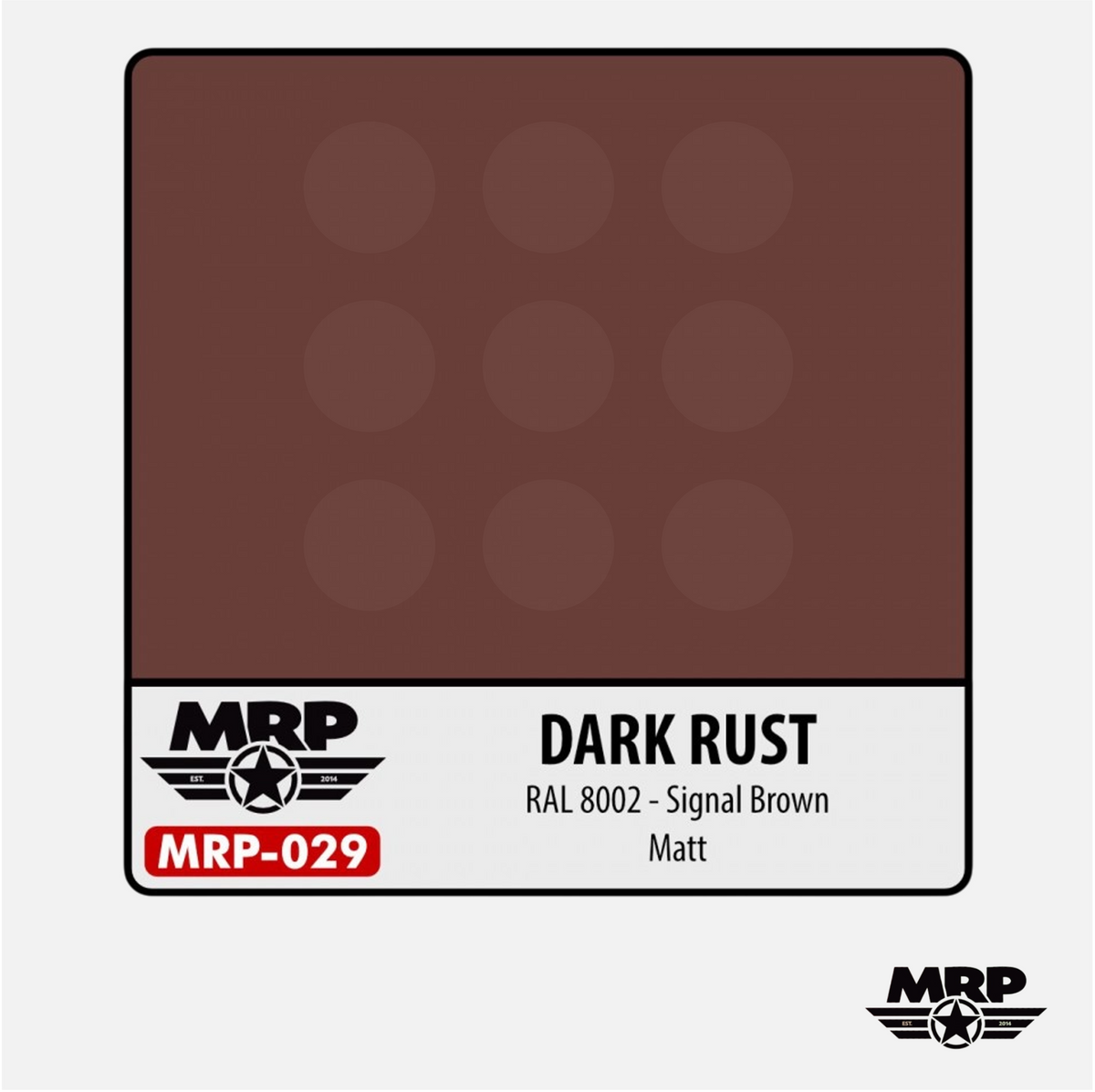 Mr.Paint - MRP-029 Dark Rust - RAL 8002 Signal Brown – Gothaforce