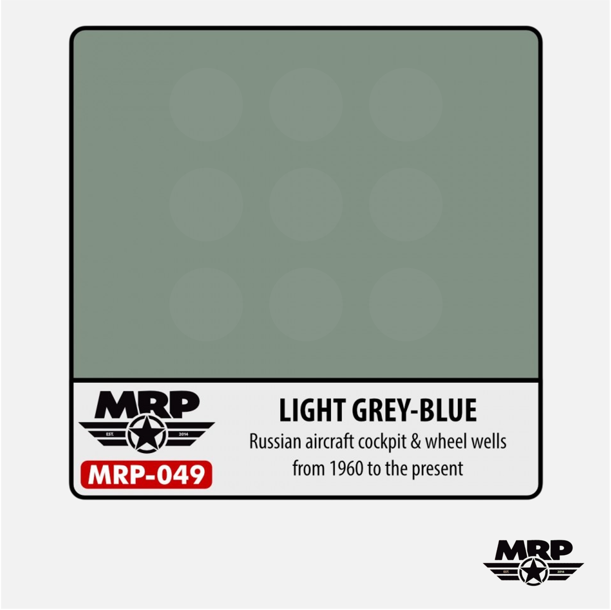 Light Grey-Blue - Russian Aircraft Cockpit & Wheel wells 1960 to present
