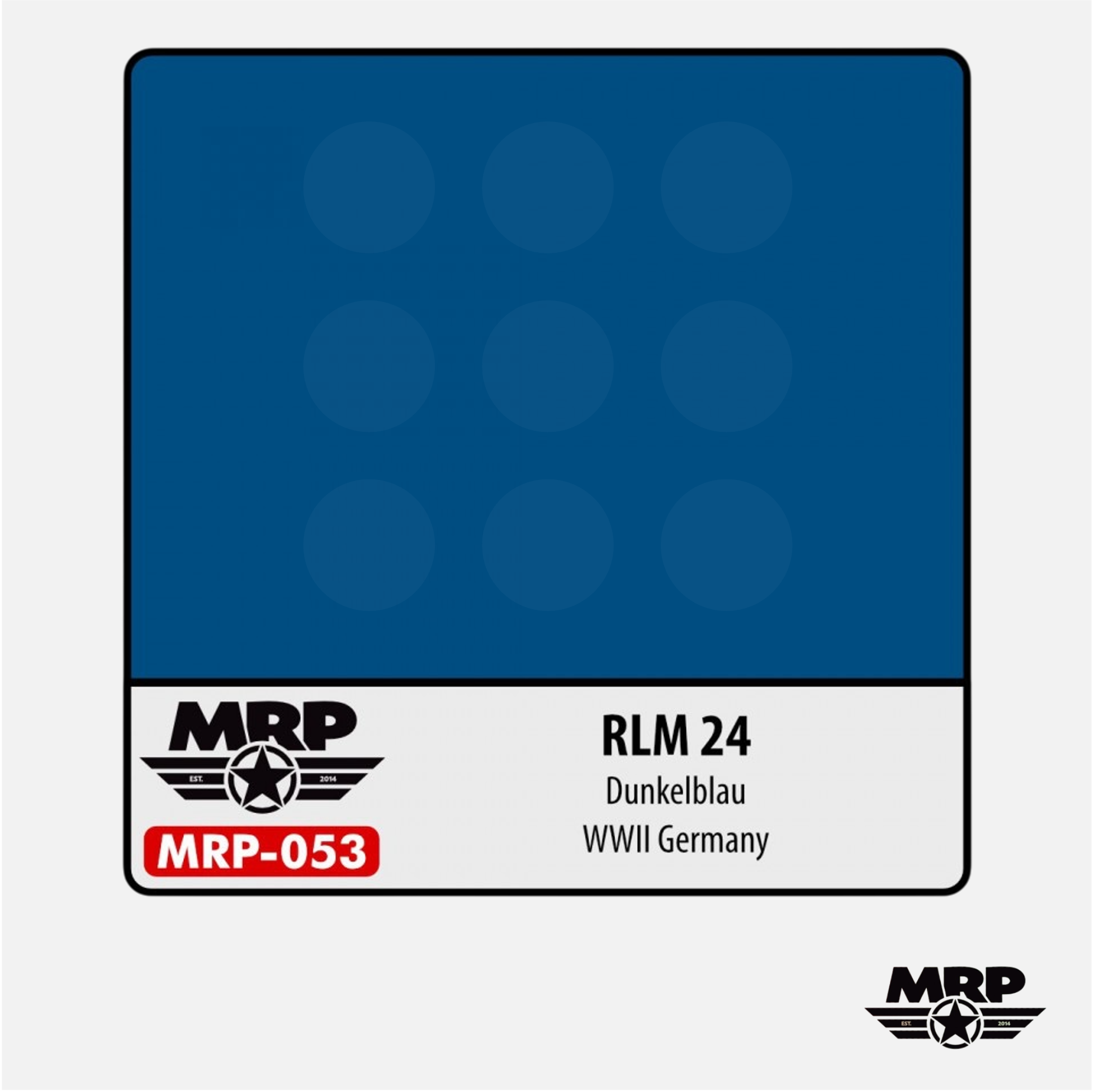 RLM 24 - Dunkelblau - WWII Germany