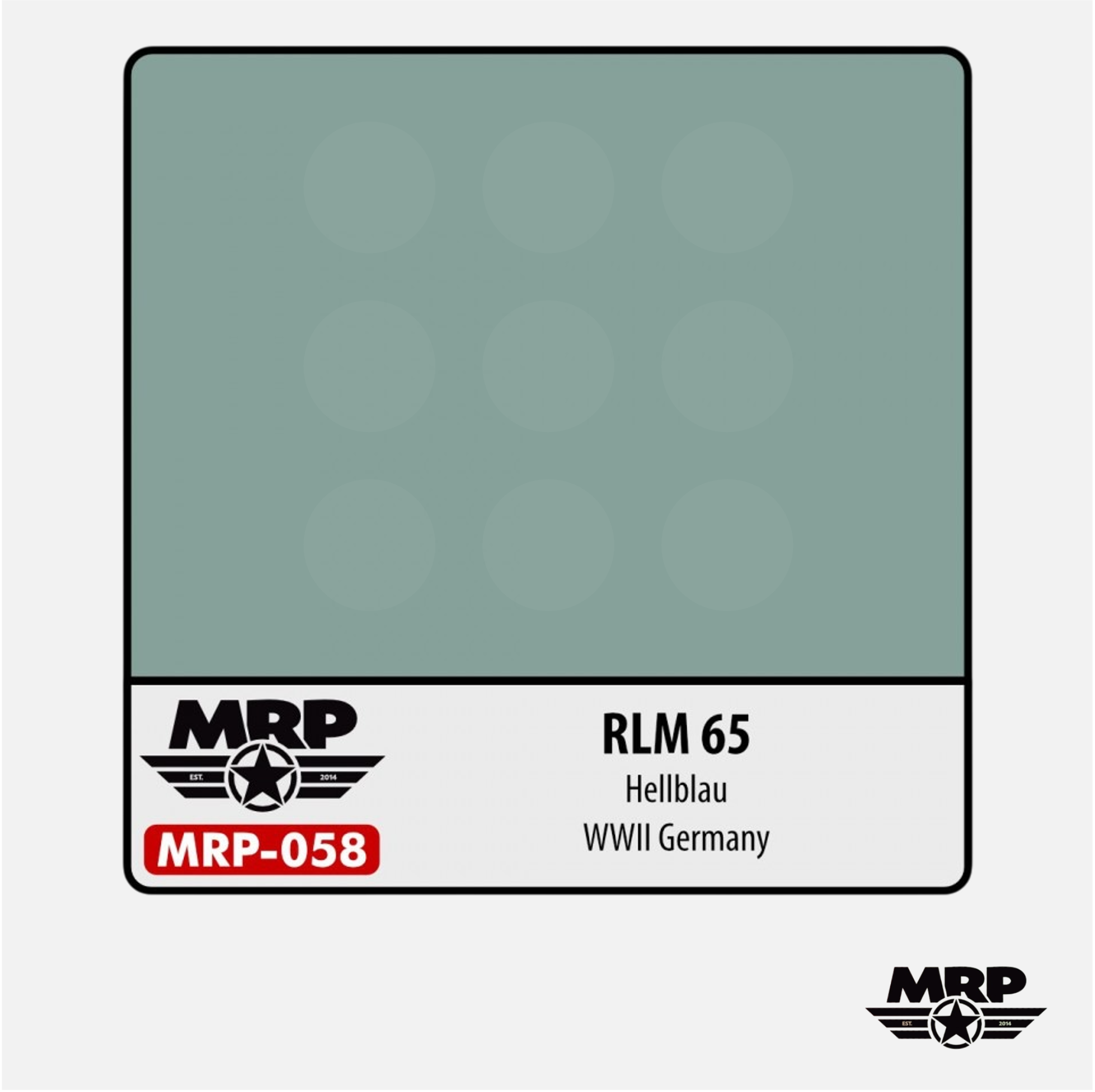 RLM 65 - Hellblau - WWII Germany