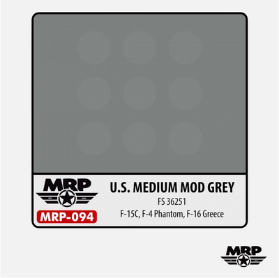 U.S. Medium Mod Grey - FS 36251 - F-15C, F-14 Phantom, F-16 Greece