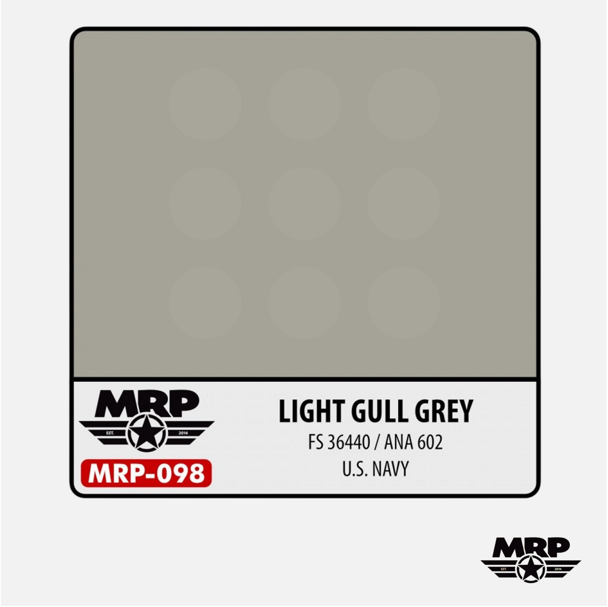 Mr.Paint - MRP-098 Light Gull Grey - FS 36444 / ANA 602 US Navy ...