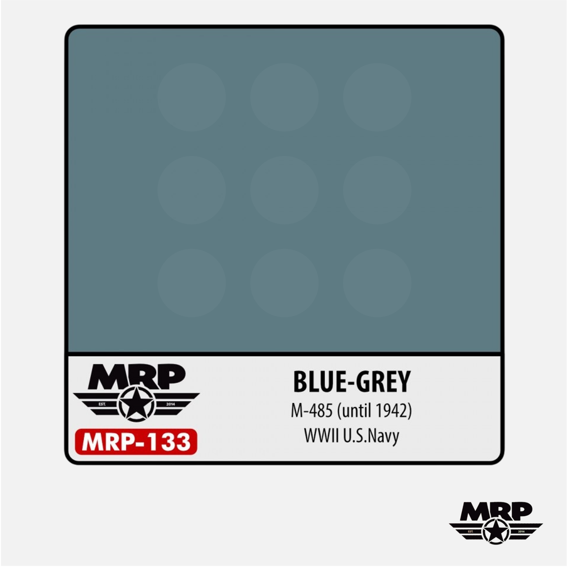 Blue-Grey - M-485 (until 1942) - WWII U.S. Navy