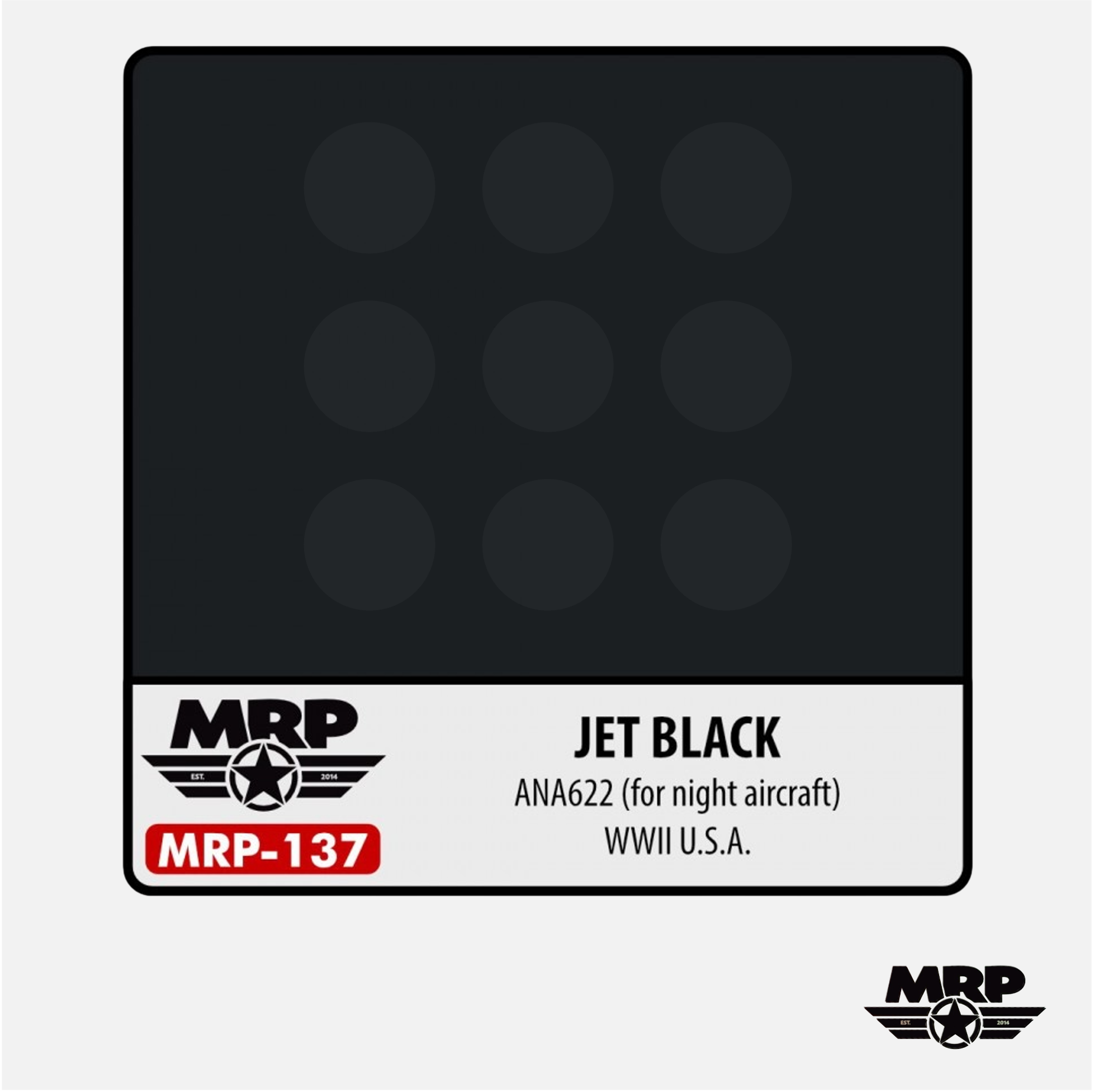 Jet Black - ANA 622 (for night aircraft) - WWII U.S.A.