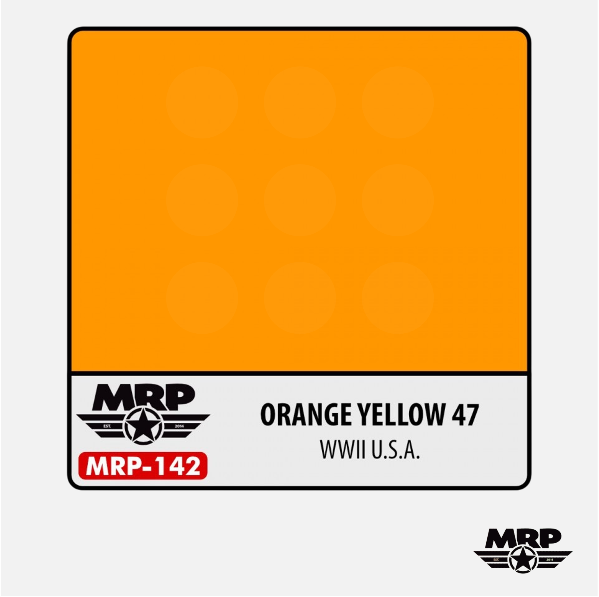 Orange Yellow 47 - WWII U.S.A.