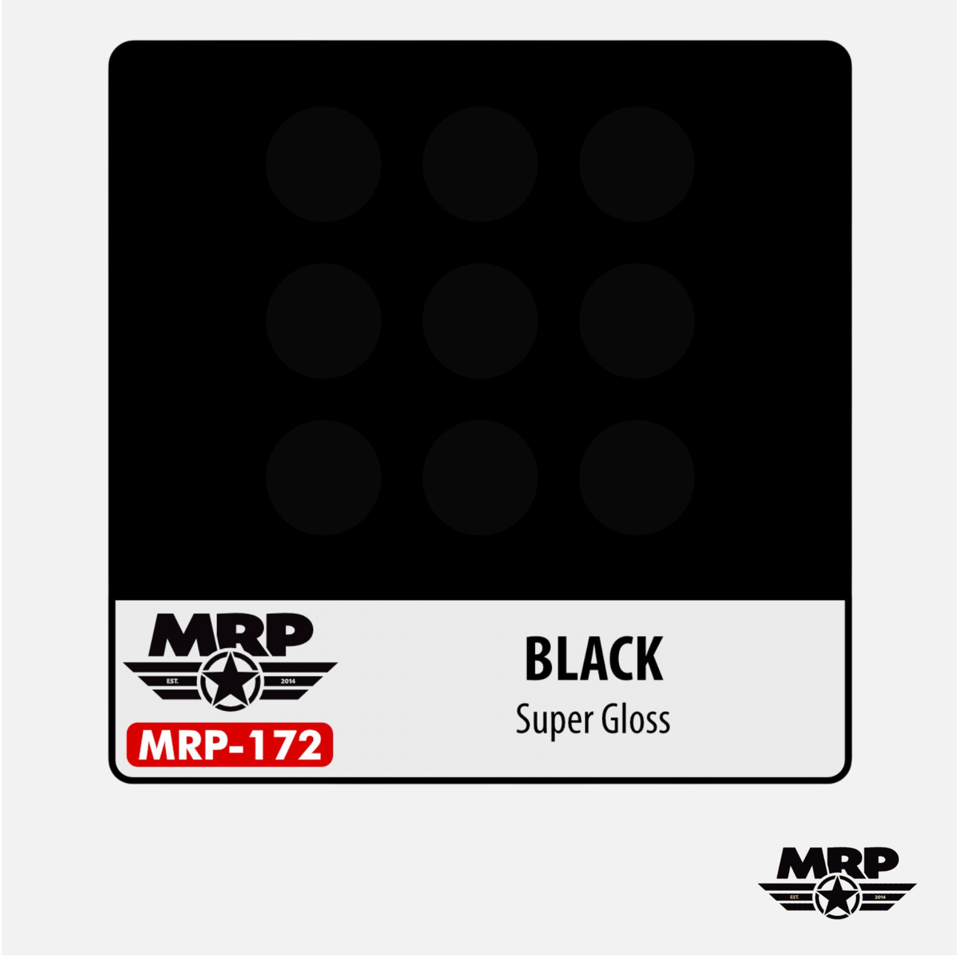 Mr.Paint - Acrylic Lacquer Paint - Black Super Gloss - MRP-172 - Gothaforce
