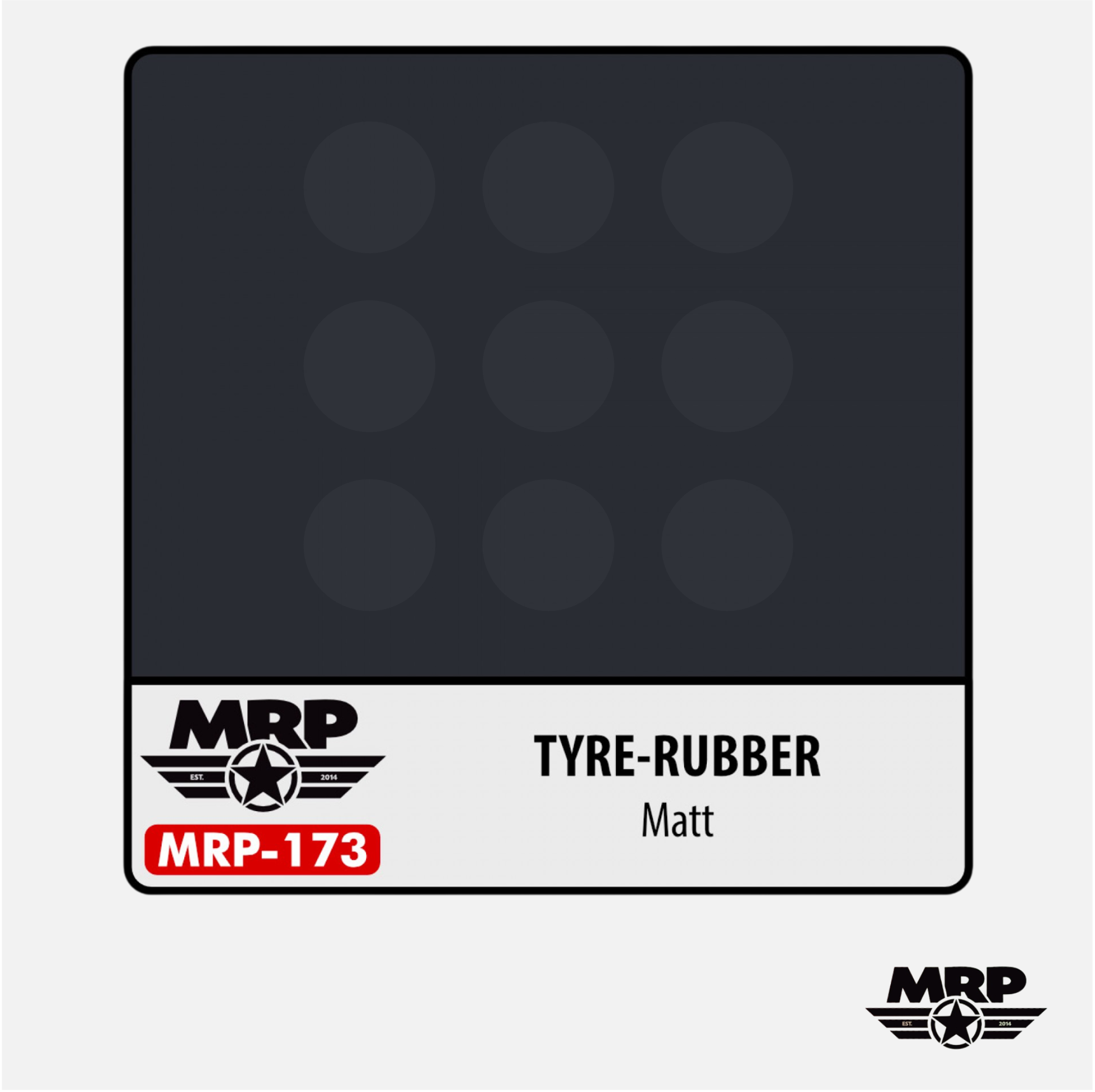 Mr.Paint - Acrylic Lacquer Paint - Tyre-Rubber Matt - MRP-173 - Gothaforce