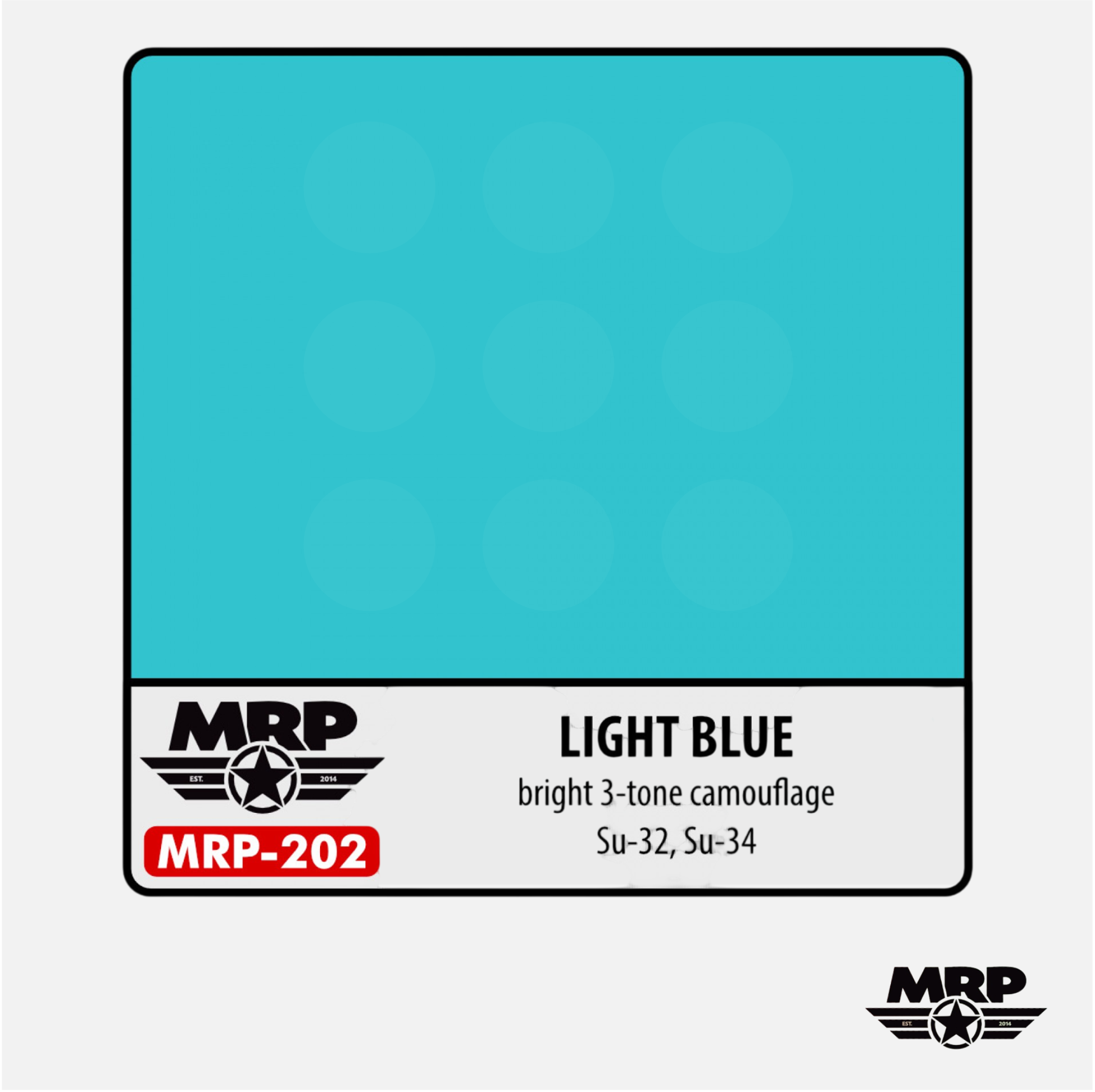 Mr.Paint - Acrylic Lacquer Paint - Light Blue bright 3-tone camouflage Su-32, Su-34 - MRP-202 - Gothaforce