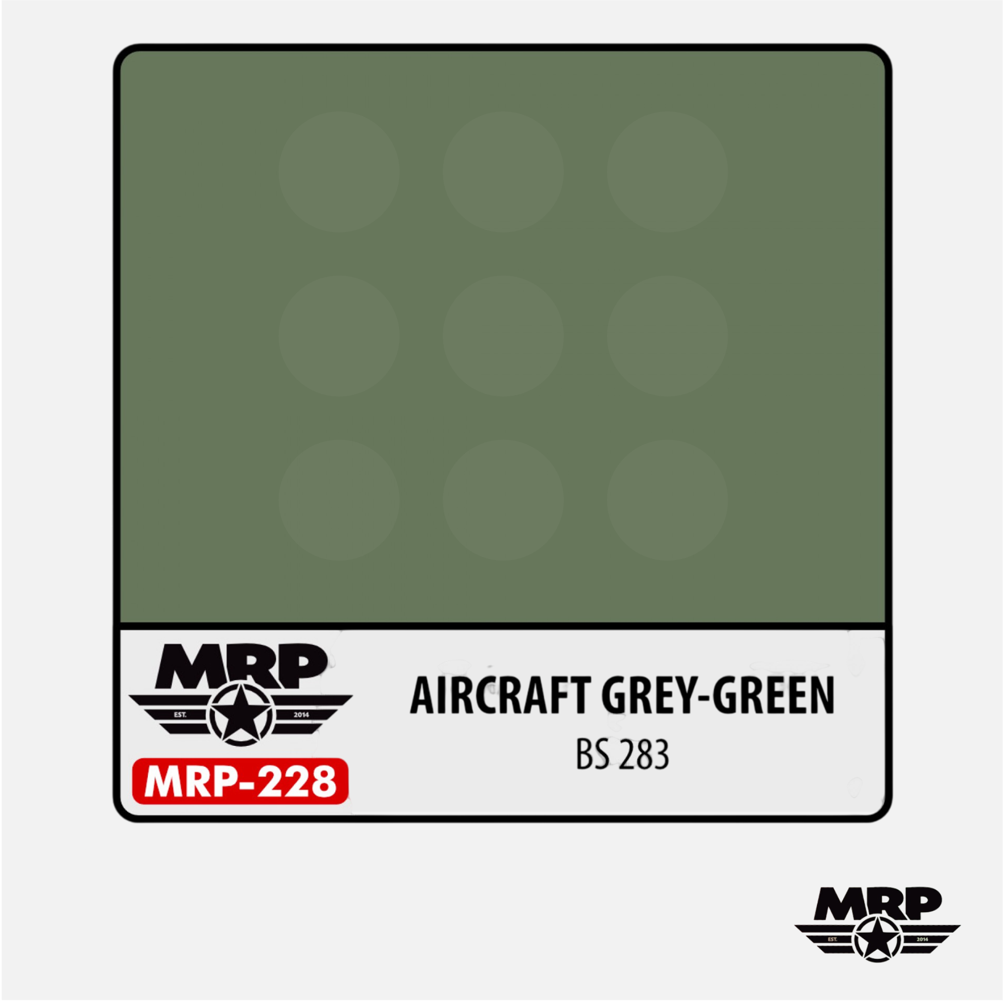 Mr.Paint - Acrylic Lacquer Paint - Aircraft Grey-Green BS 283 - MRP-228 - Gothaforce