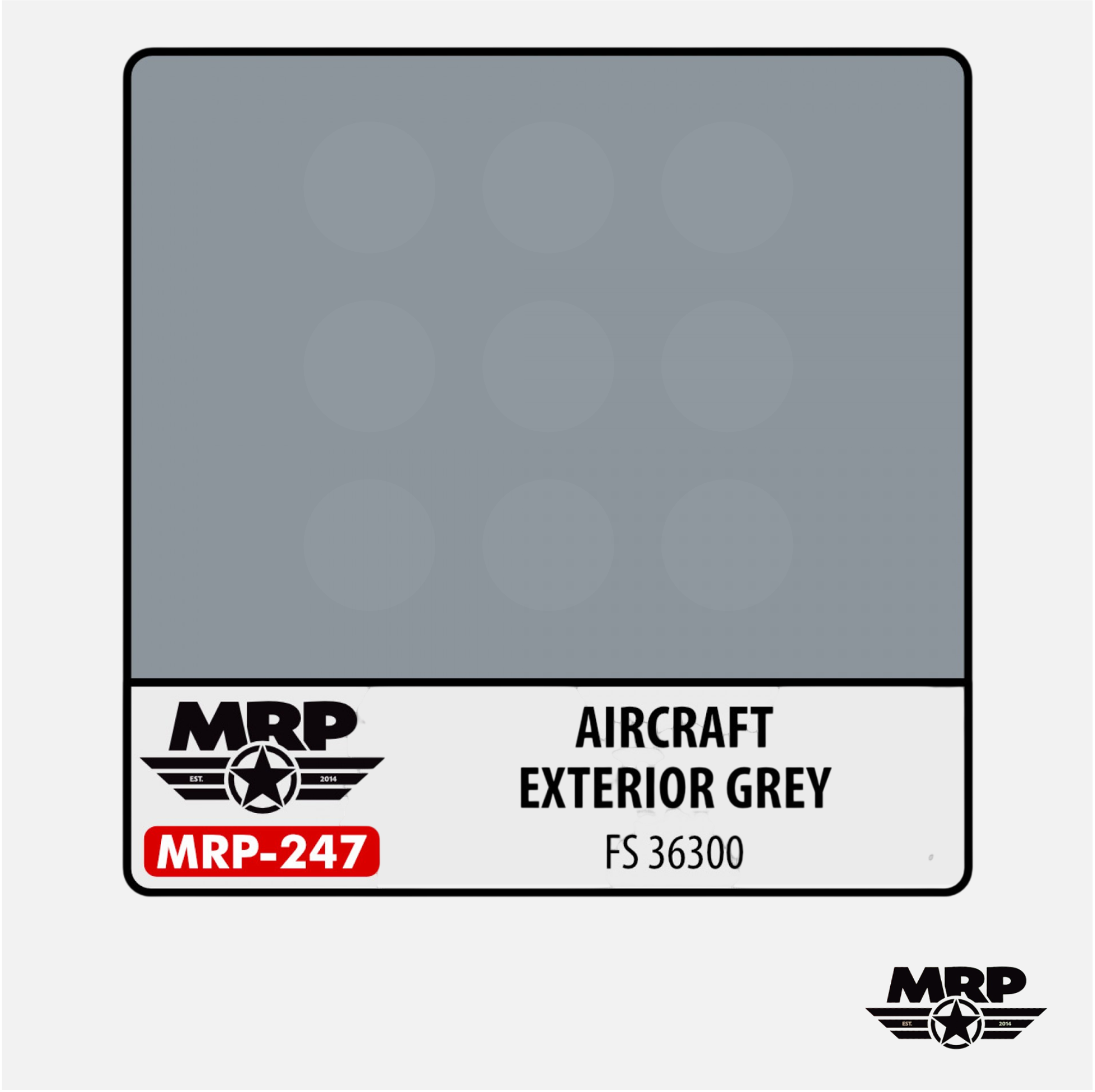 Mr.Paint - Acrylic Lacquer Paint - Aircraft Exterior Grey FS 36300 - MRP-247 - Gothaforce