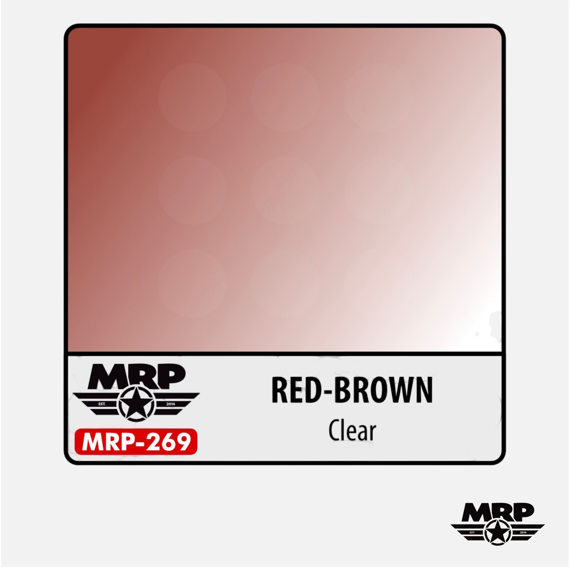 Mr.Paint - Acrylic Lacquer Paint - Red-Brown (Clear) - MRP-269 - Gothaforce
