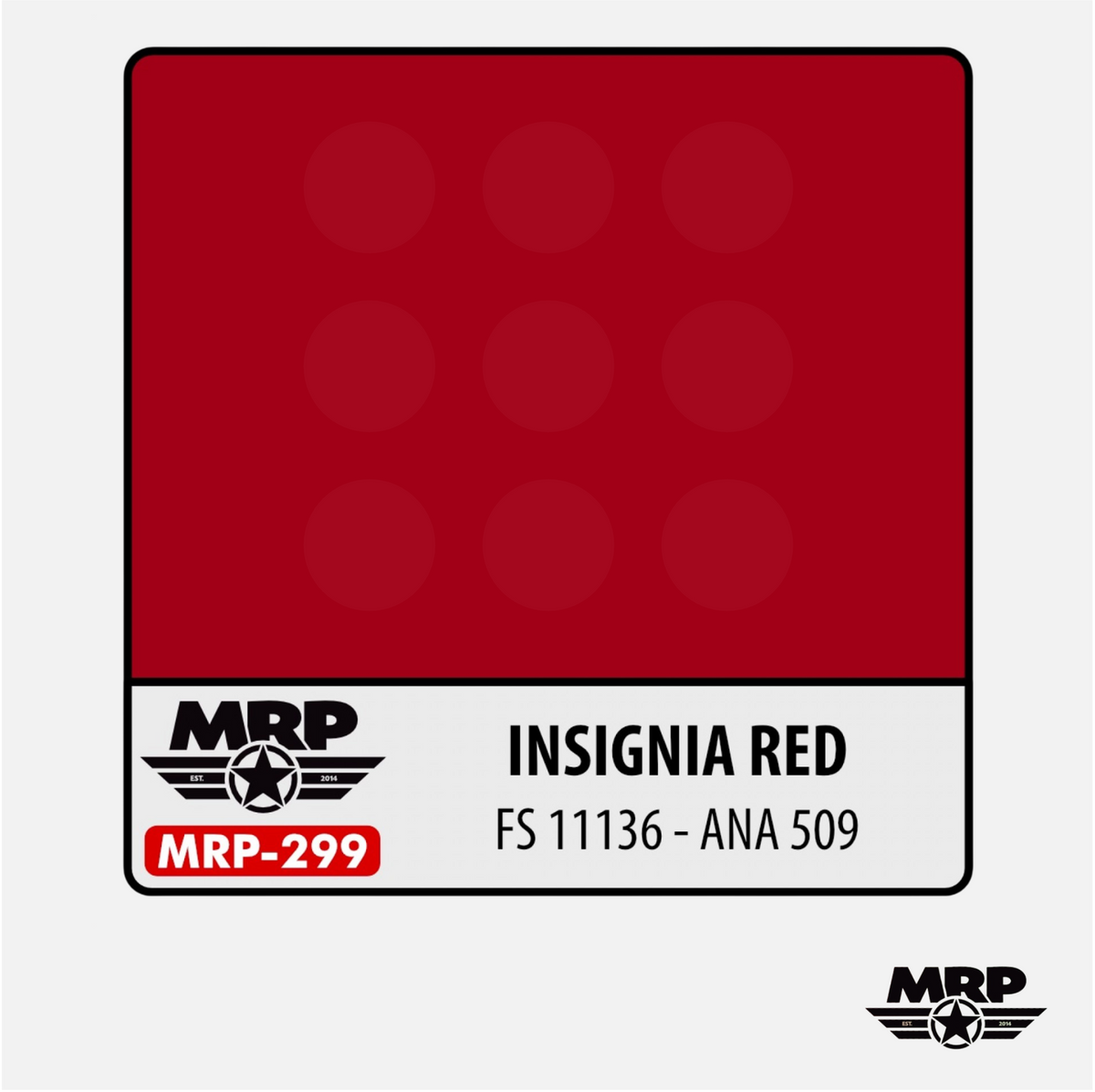 Mr.Paint MRP-299 Insignia Red - FS 11136 / ANA 609 – Gothaforce