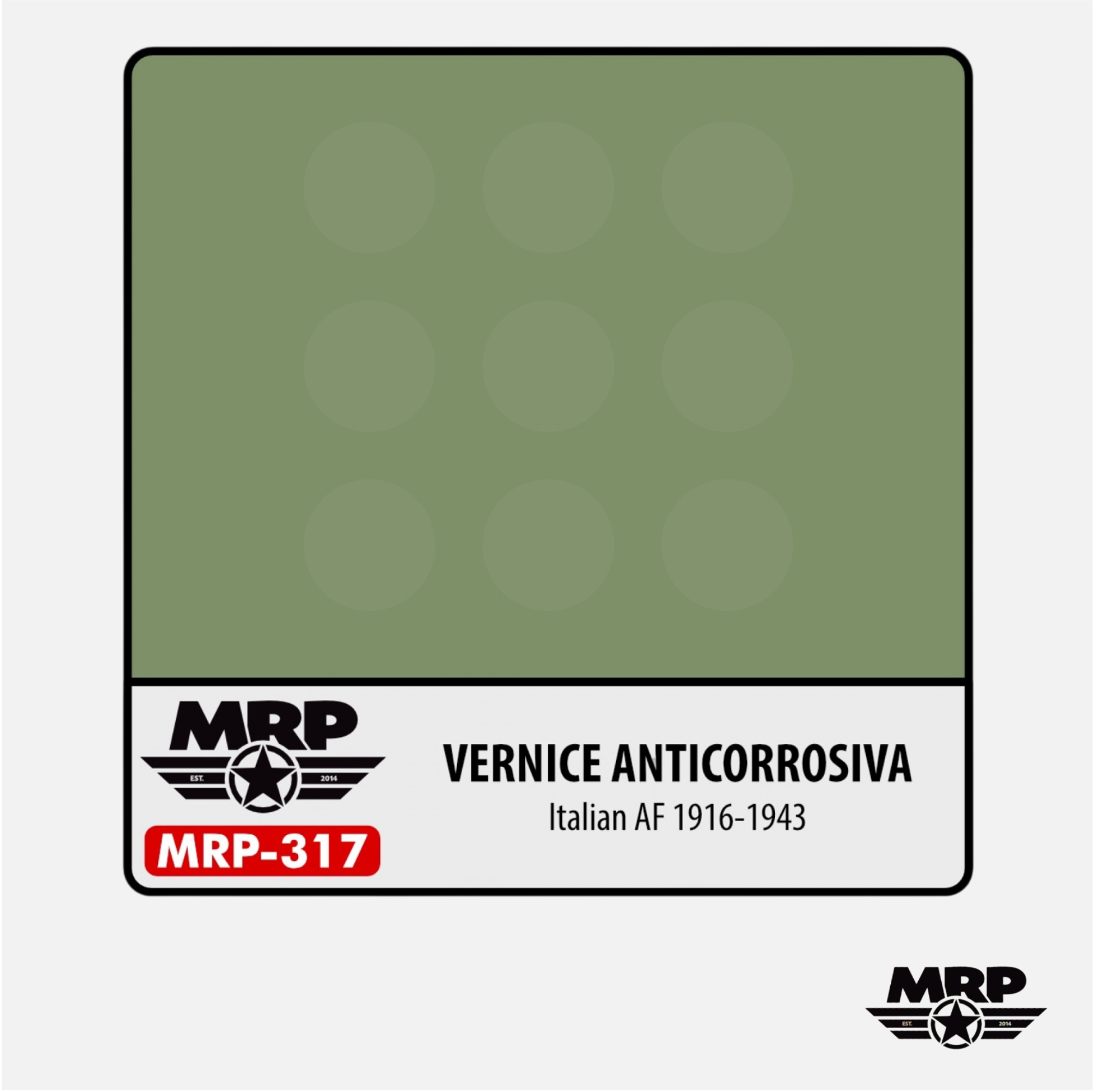 Mr.Paint - Acrylic Lacquer Paint - Vernice Anticorrosiva (Italian AF 1916-43) - MRP-317 - Gothaforce