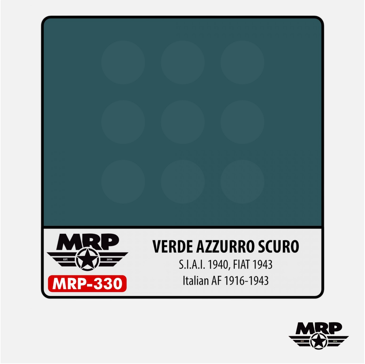 Mr.Paint MRP-330 Verde Azzurro Scuro – S.I.A.I. 1940, FIAT 1943 ...