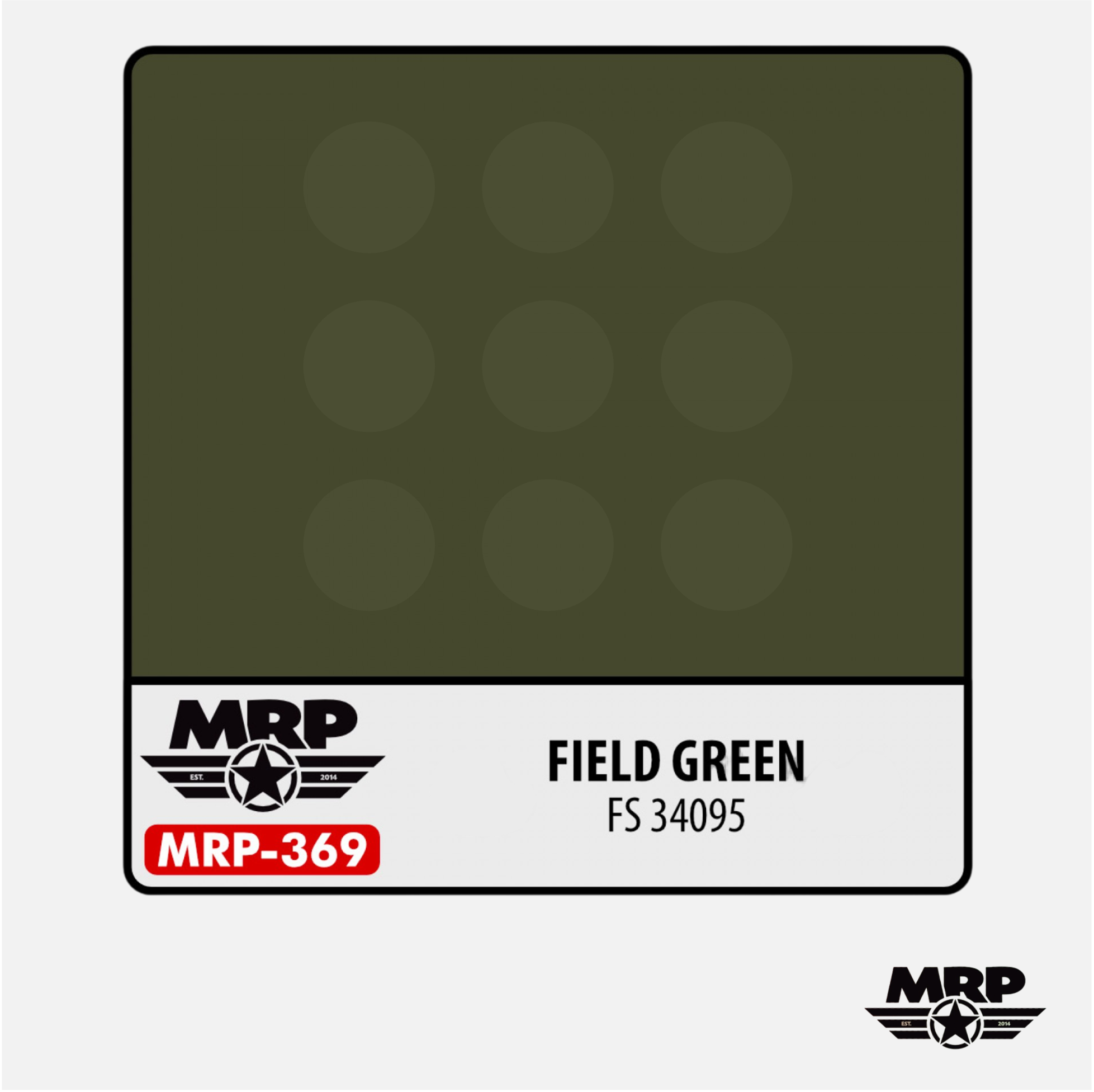 Mr.Paint - Acrylic Lacquer Paint - Field Green FS 34095 - MRP-369 - Gothaforce