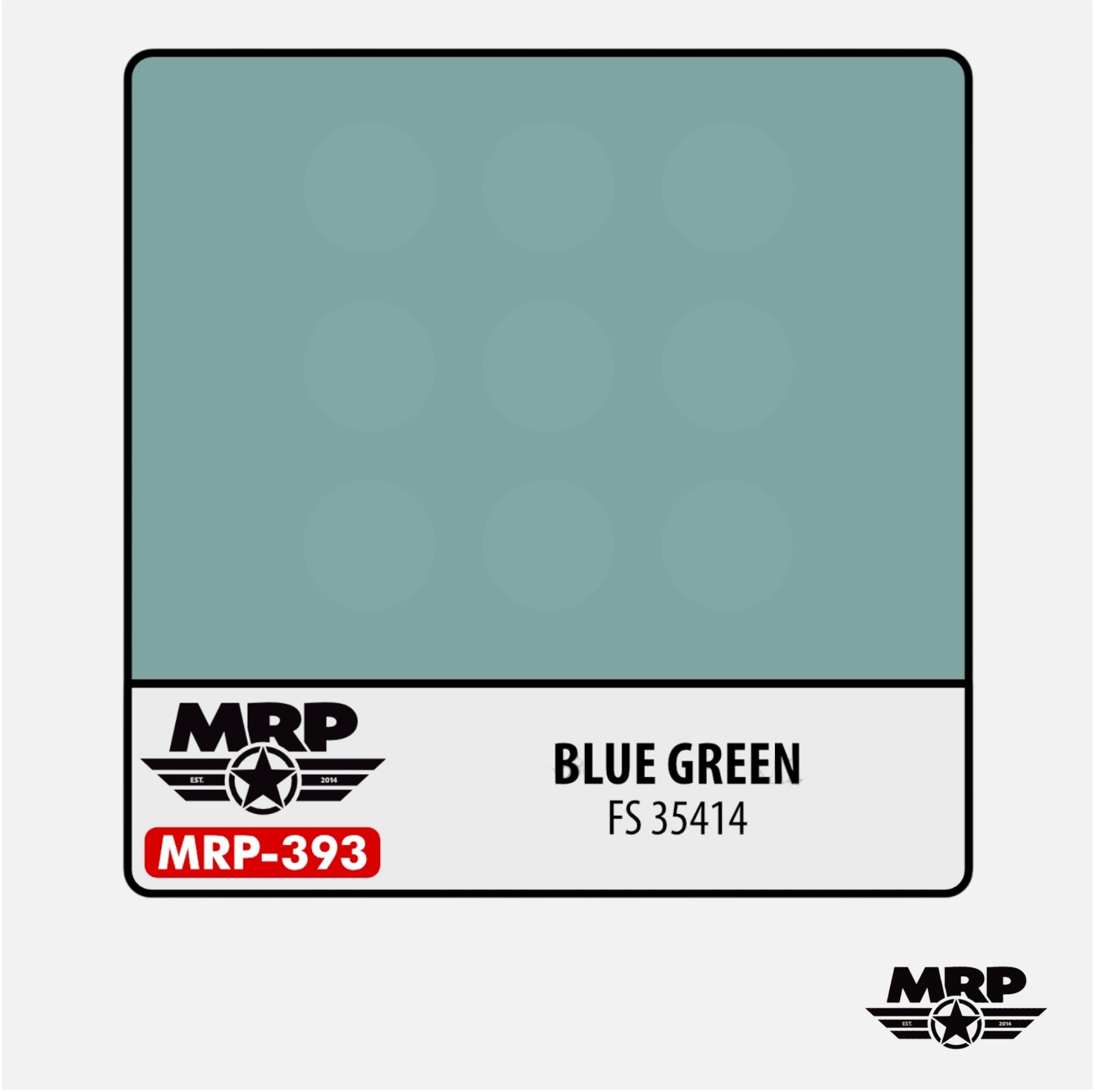 Mr.Paint - Acrylic Lacquer Paint - Blue Green FS 35414 - MRP-393 - Gothaforce