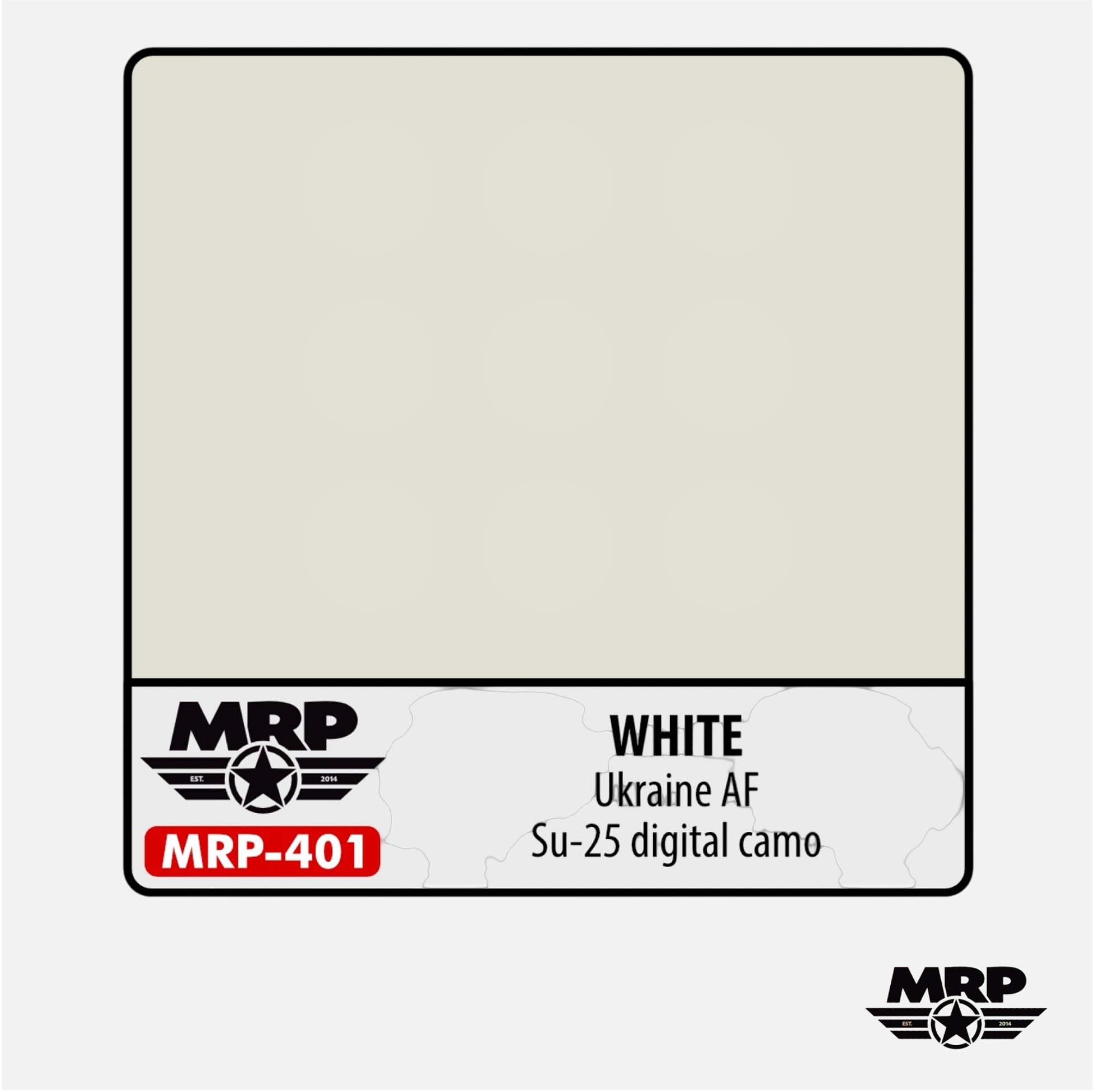 Mr.Paint - Acrylic Lacquer Paint - White Ukraine AF Su-25 digital camo - MRP-401 - Gothaforce