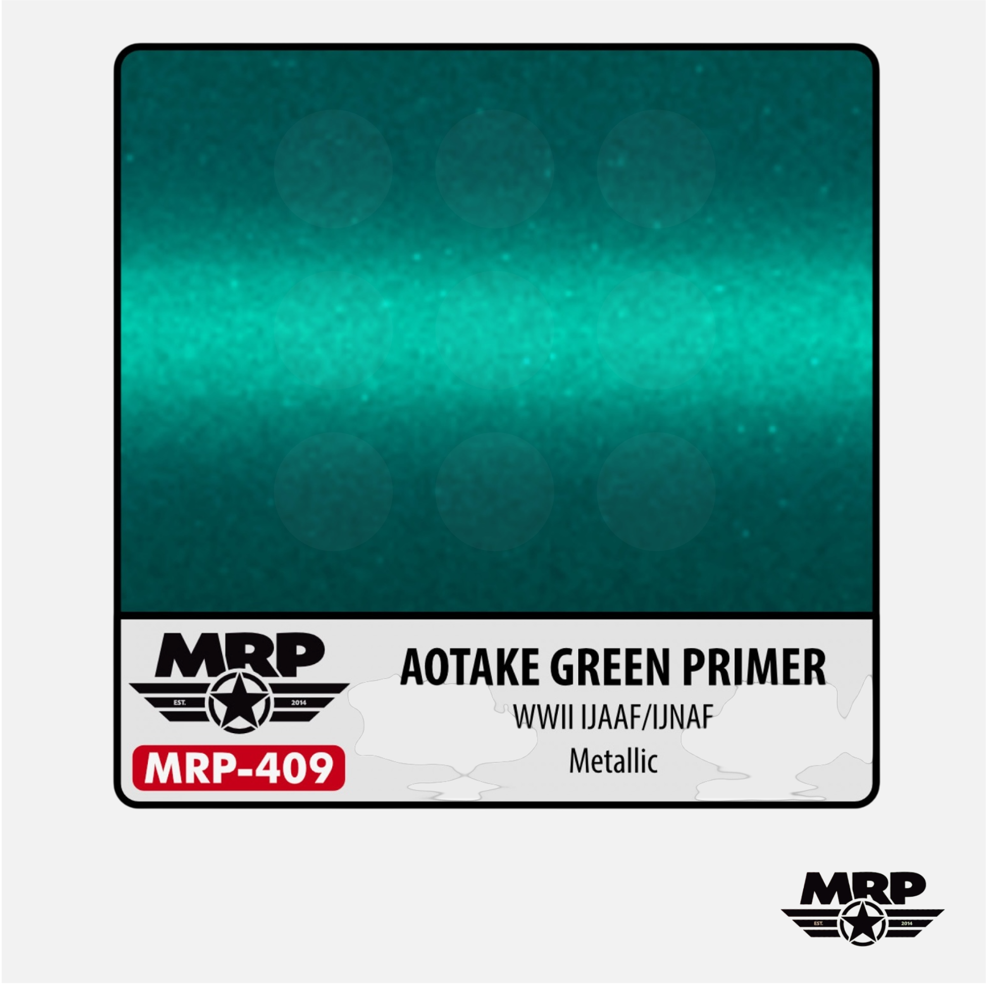 Mr.Paint - Acrylic Lacquer Paint - Aotake Green Primer Metallic WWII IJAAF/IJNAF - MRP-409 - Gothaforce