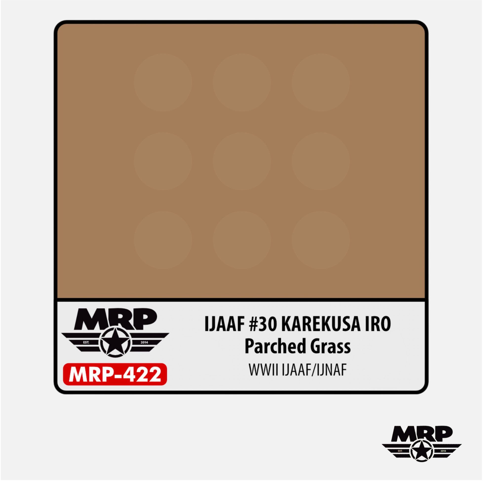 Mr.Paint - Acrylic Lacquer Paint - IJAAF #30 A0 Karekusa IRO Parched Grass WWII IJAAF/IJNAF - MRP-422 - Gothaforce