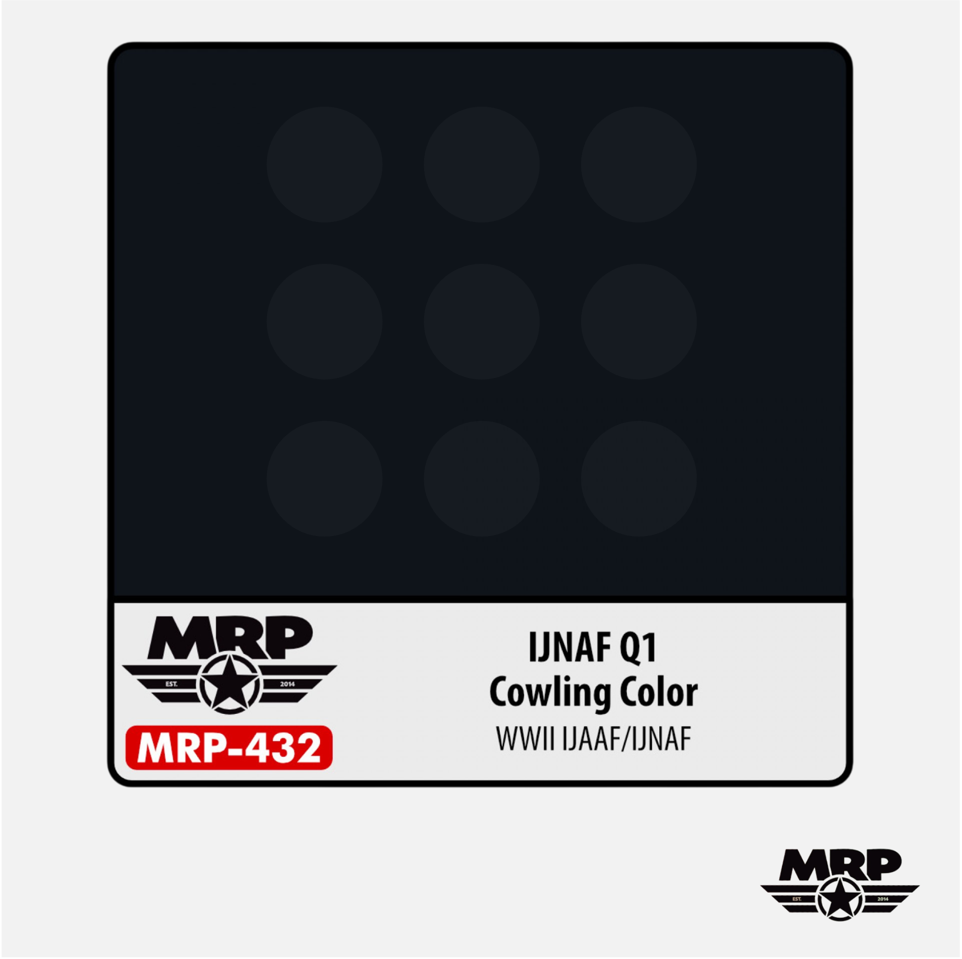 Mr.Paint - Acrylic Lacquer Paint - IJNAF Q1 Cowling Color WWII IJAAF/IJNAF - MRP-432 - Gothaforce