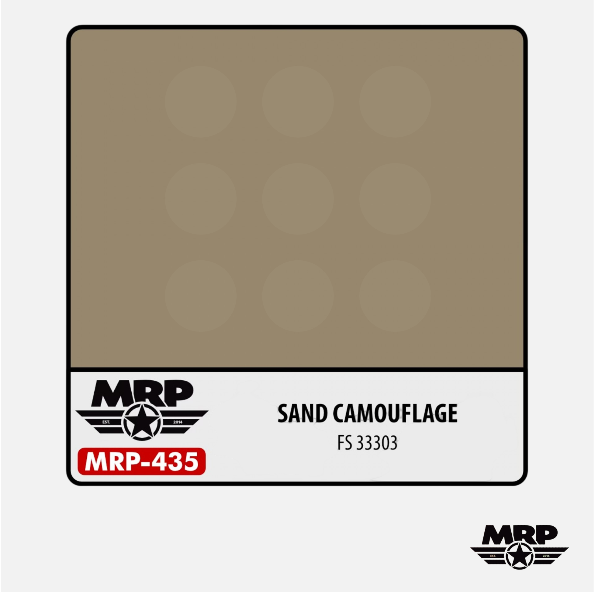 Mr.Paint - Acrylic Lacquer Paint - Sand Camouflage FS 33303 - MRP-435 - Gothaforce