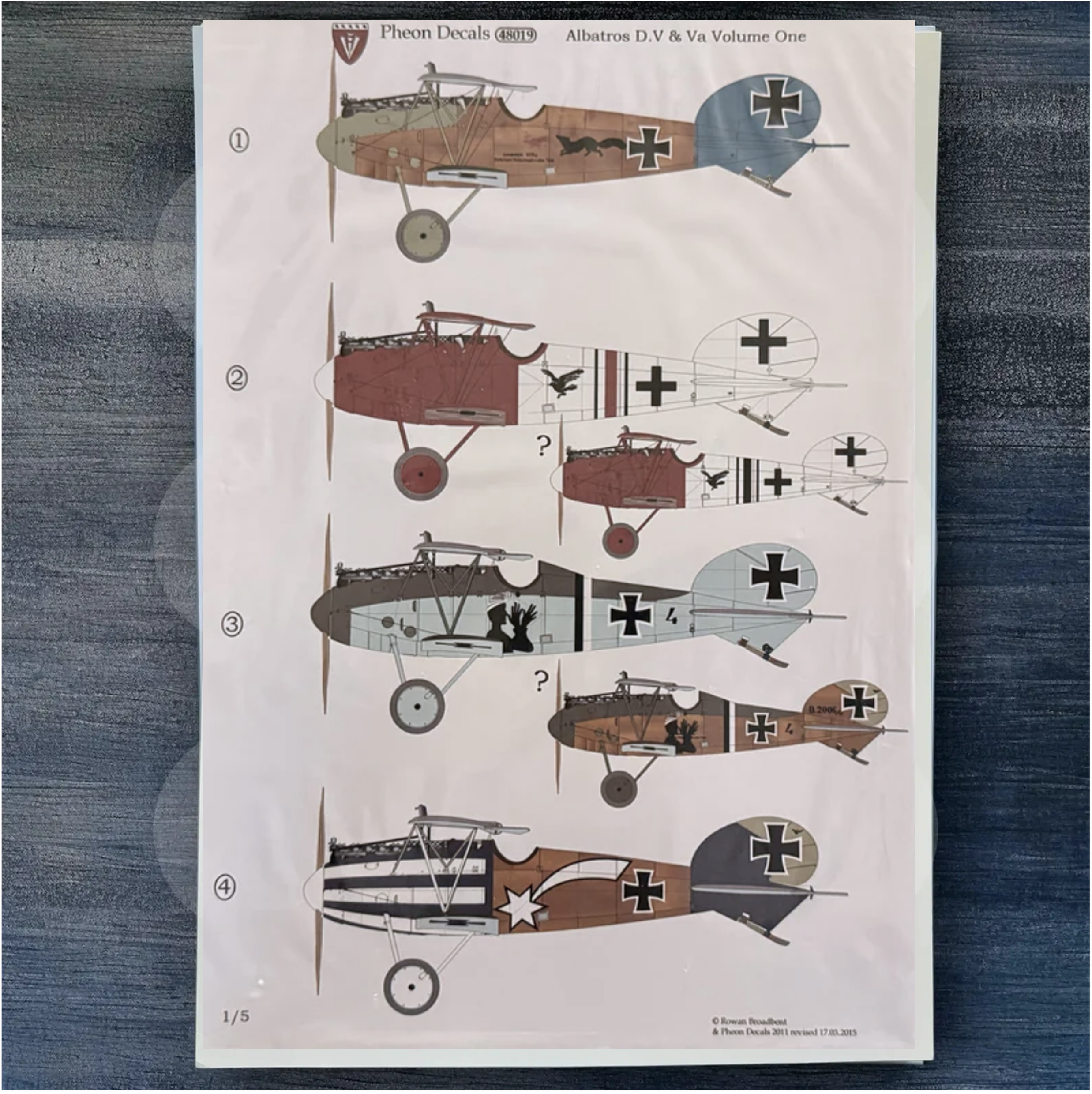 1/48 Albatros D.V & Va Volume 1