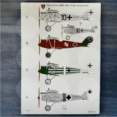 Pheon Decals - Pfalz D.IIIa Volume Two - 1/32 scale - 32025