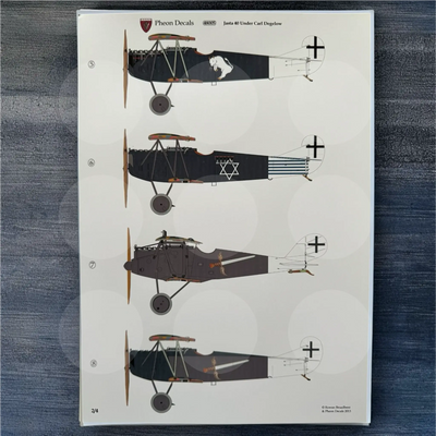 Pheon Decals - Jasta 40 under Carl Degelow  - 1/48 scale - 48005