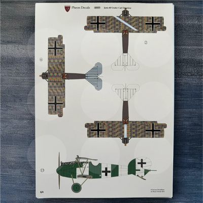 Pheon Decals - Jasta 40 under Carl Degelow  - 1/48 scale - 48005