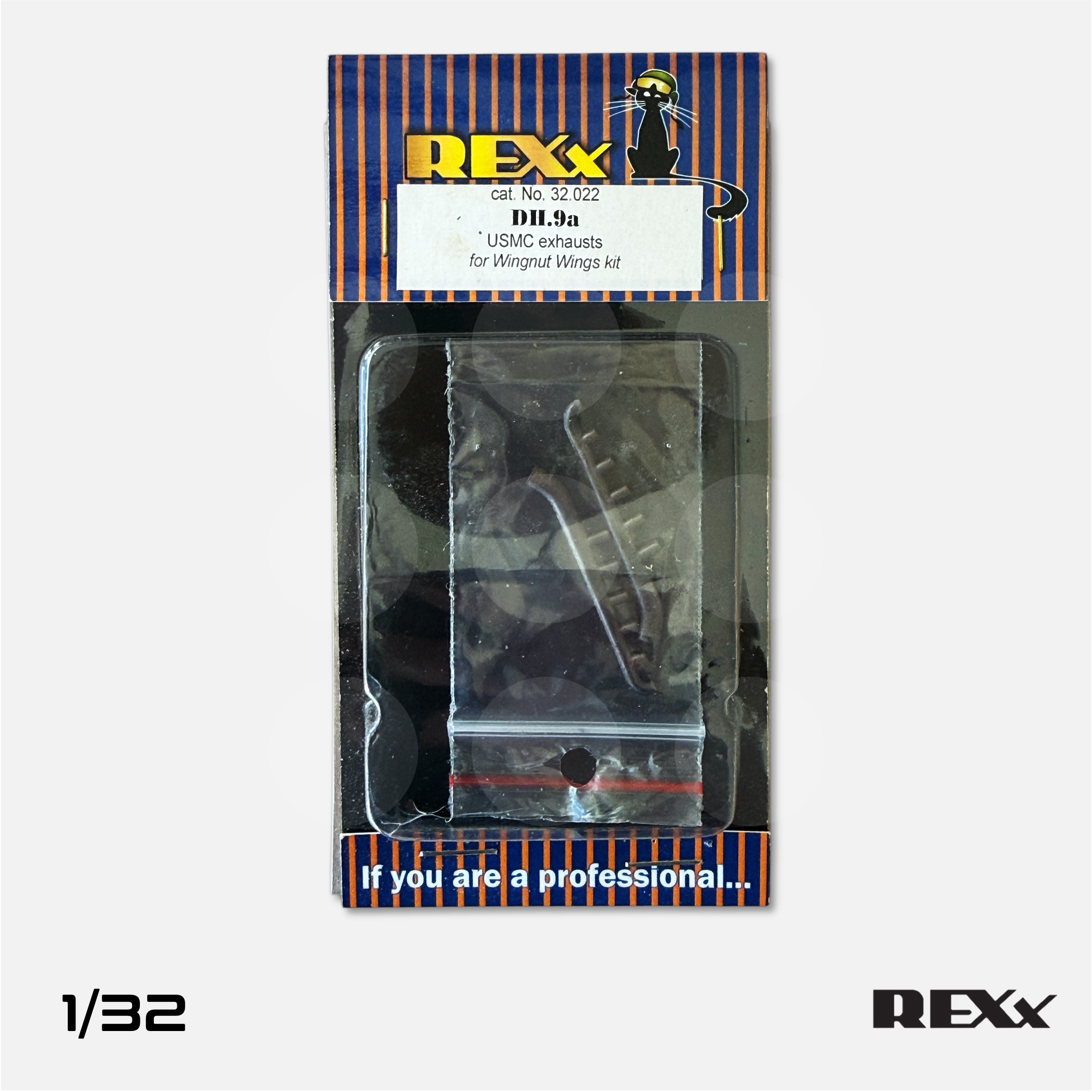 REXx Exhausts - DH.9a Ninak USMC double exhausts for Wingnut Wings - 1/32 scale - REXX-32022 - Gothaforce