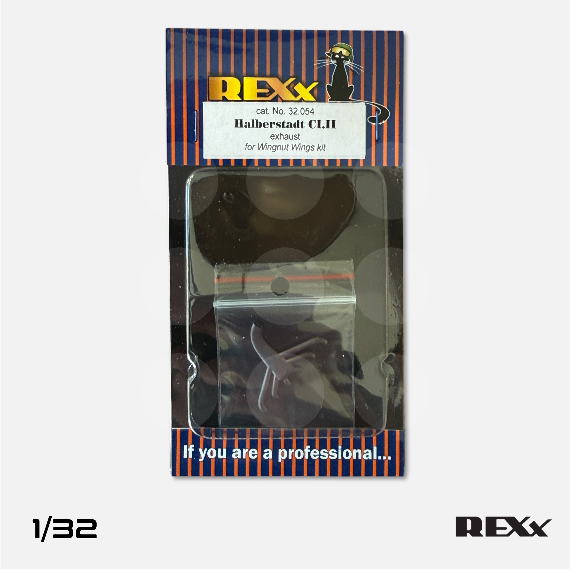 REXx Exhausts - Halberstadt CL.II exhaust for Wingnut Wings - 1/32 scale - REXX-32054 - Gothaforce