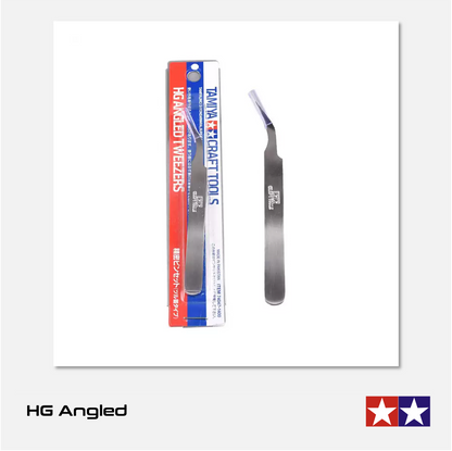 Tamiya - HG Angled Tweezers - 74047 - Gothaforce