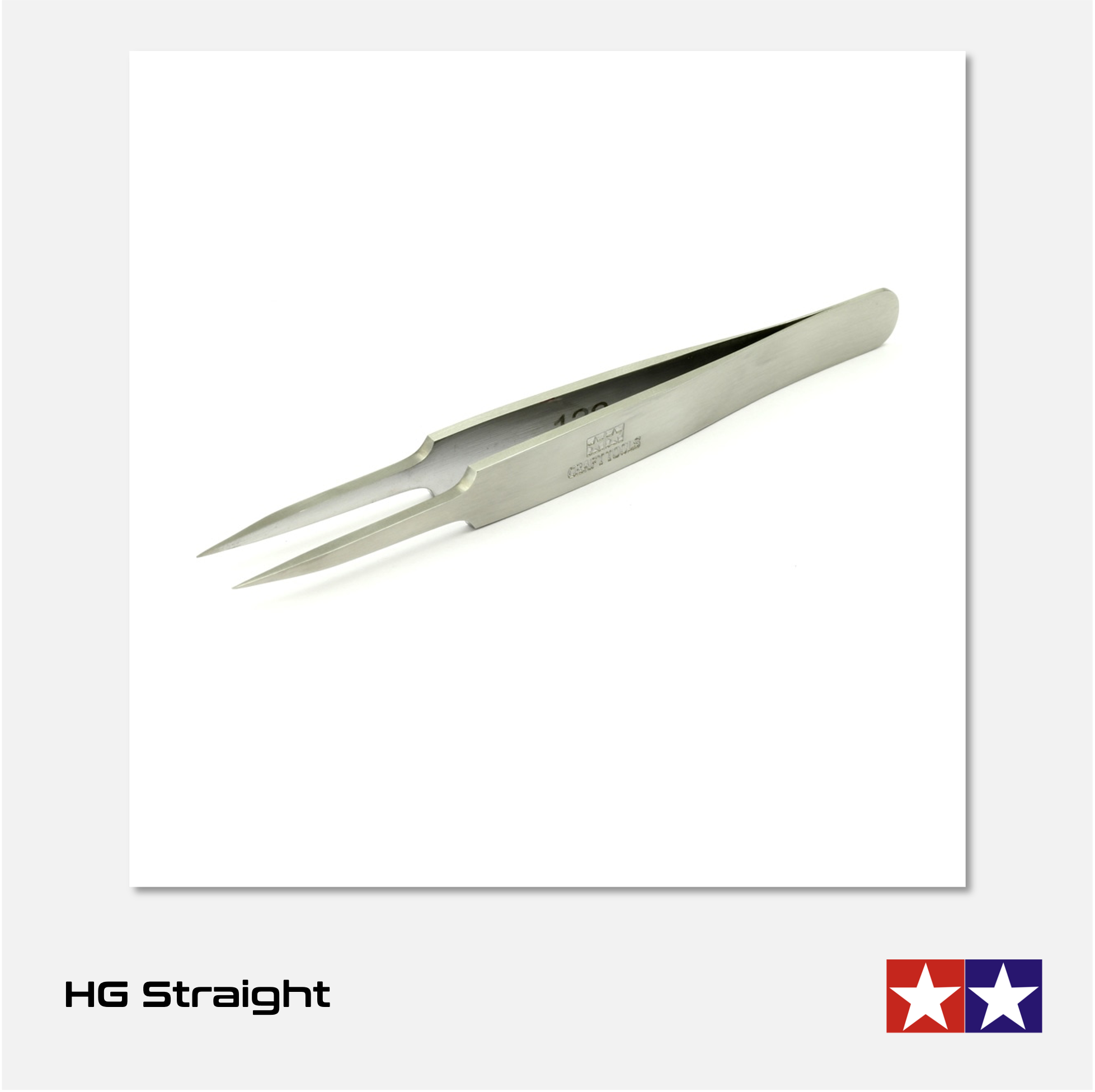 Tamiya - HG Straight Tweezers - 74048 - Gothaforce
