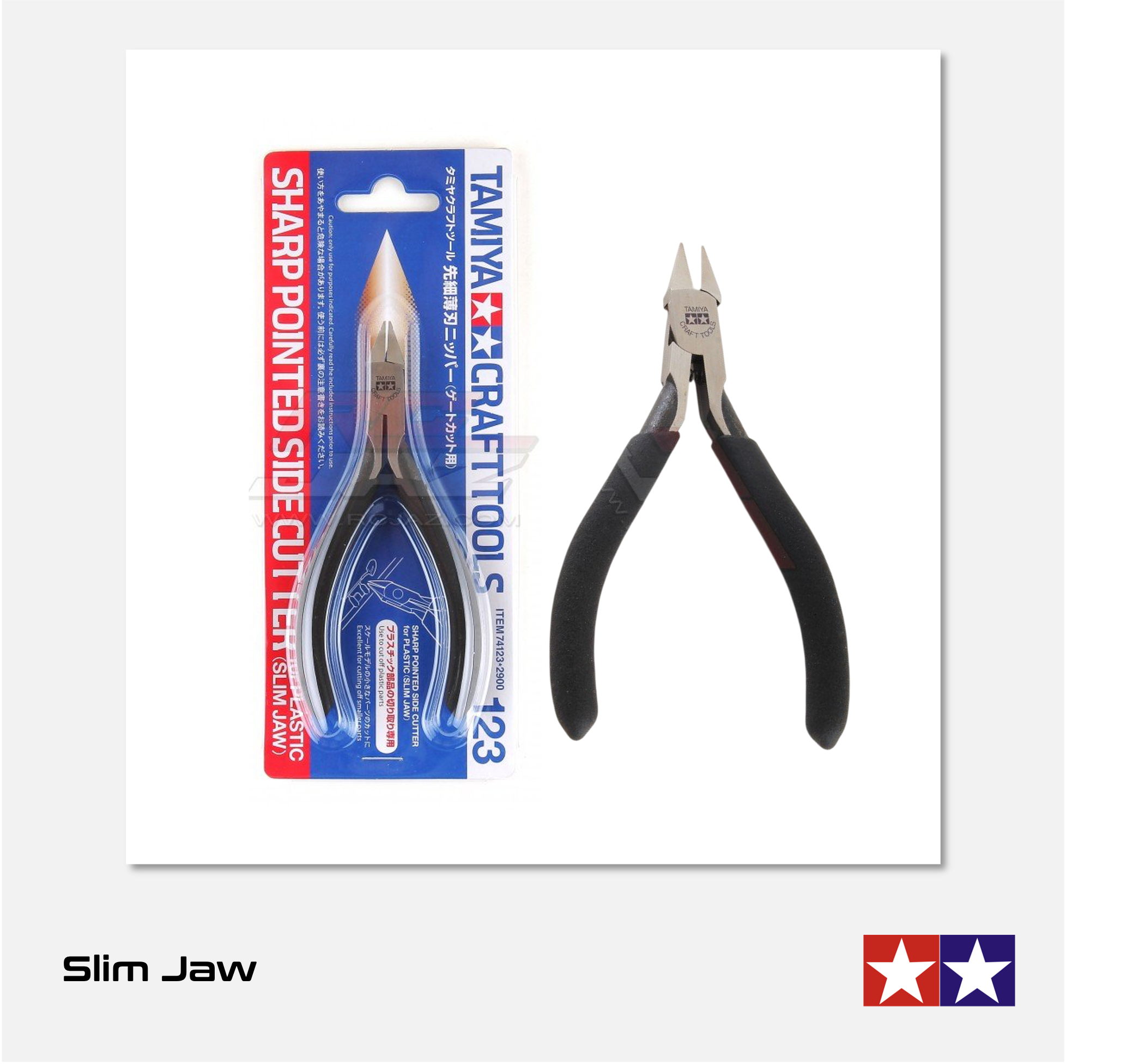 Tamiya - Sharp Pointed Side Cutter (SLim Jaw) - 74123 - Gothaforce