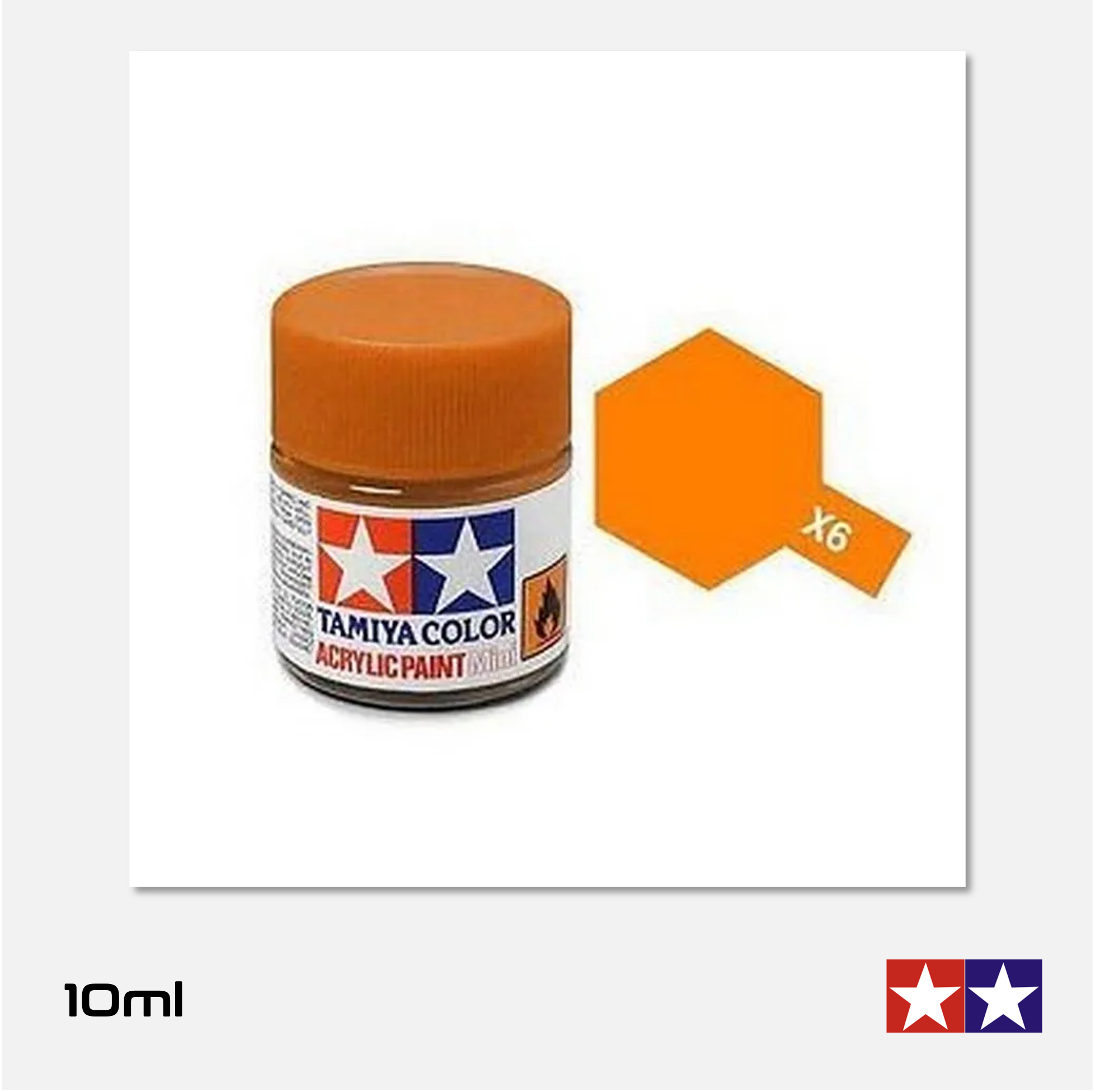 Tamiya Acrylics Mini - X6 Gloss Orange