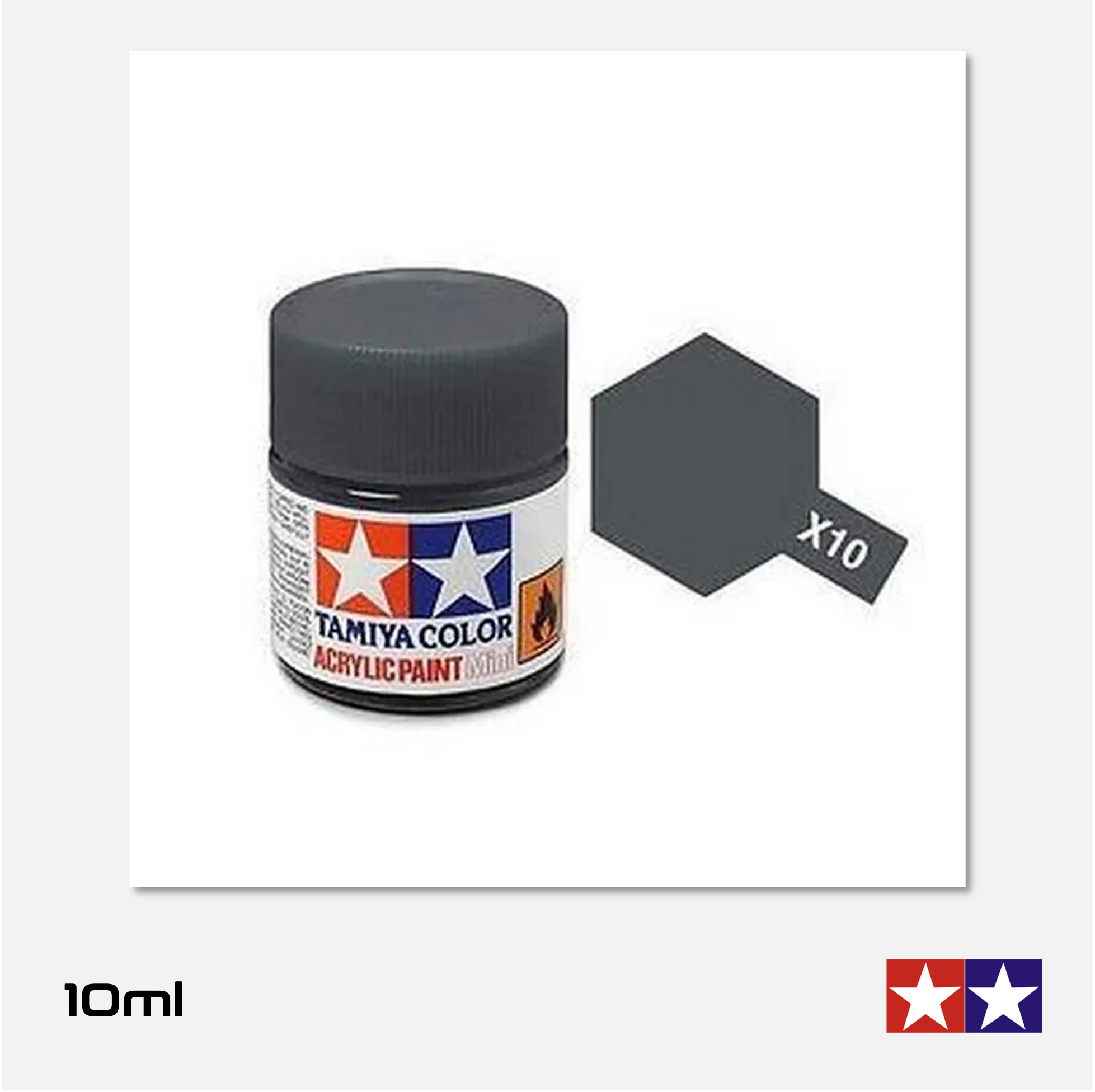 Tamiya Acrylics Mini - X10 Gloss Gun Metal
