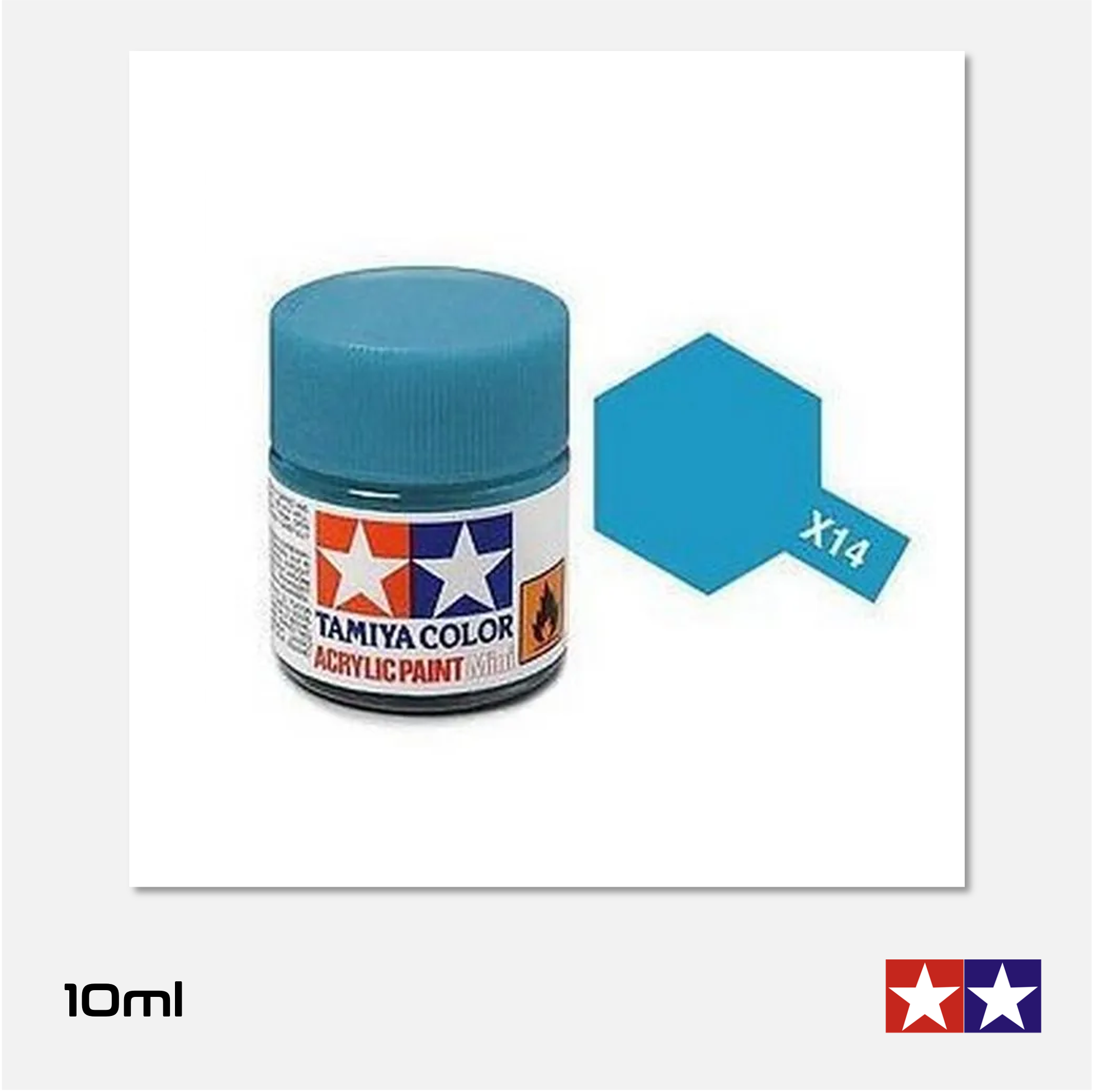 Tamiya Acrylics Mini - X14 Gloss Sky Blue