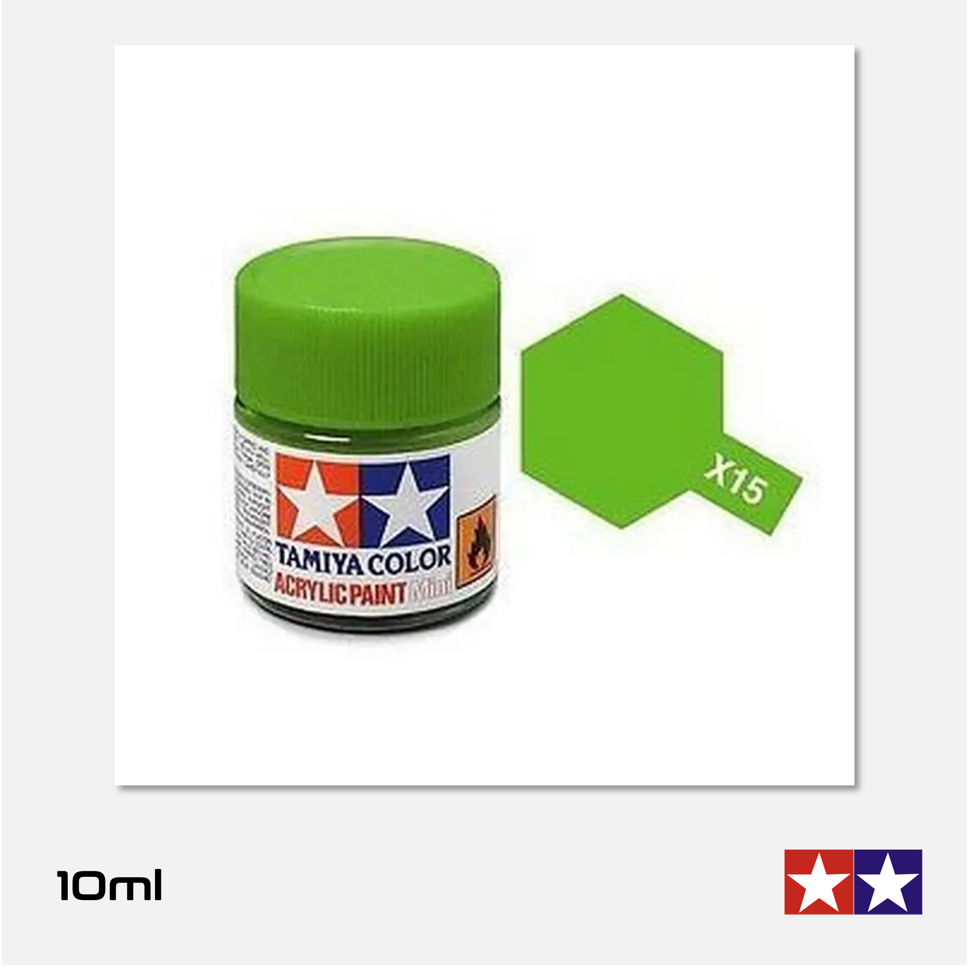 Tamiya Acrylics Mini - X15 Gloss Light Green