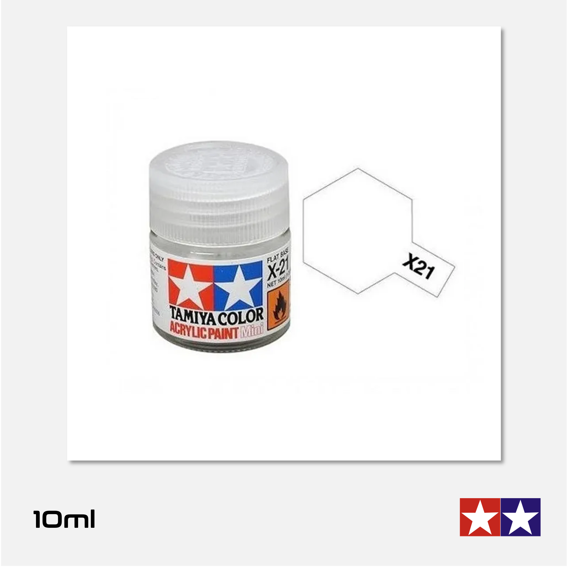 Tamiya Acrylics Mini - X21 Flat Base
