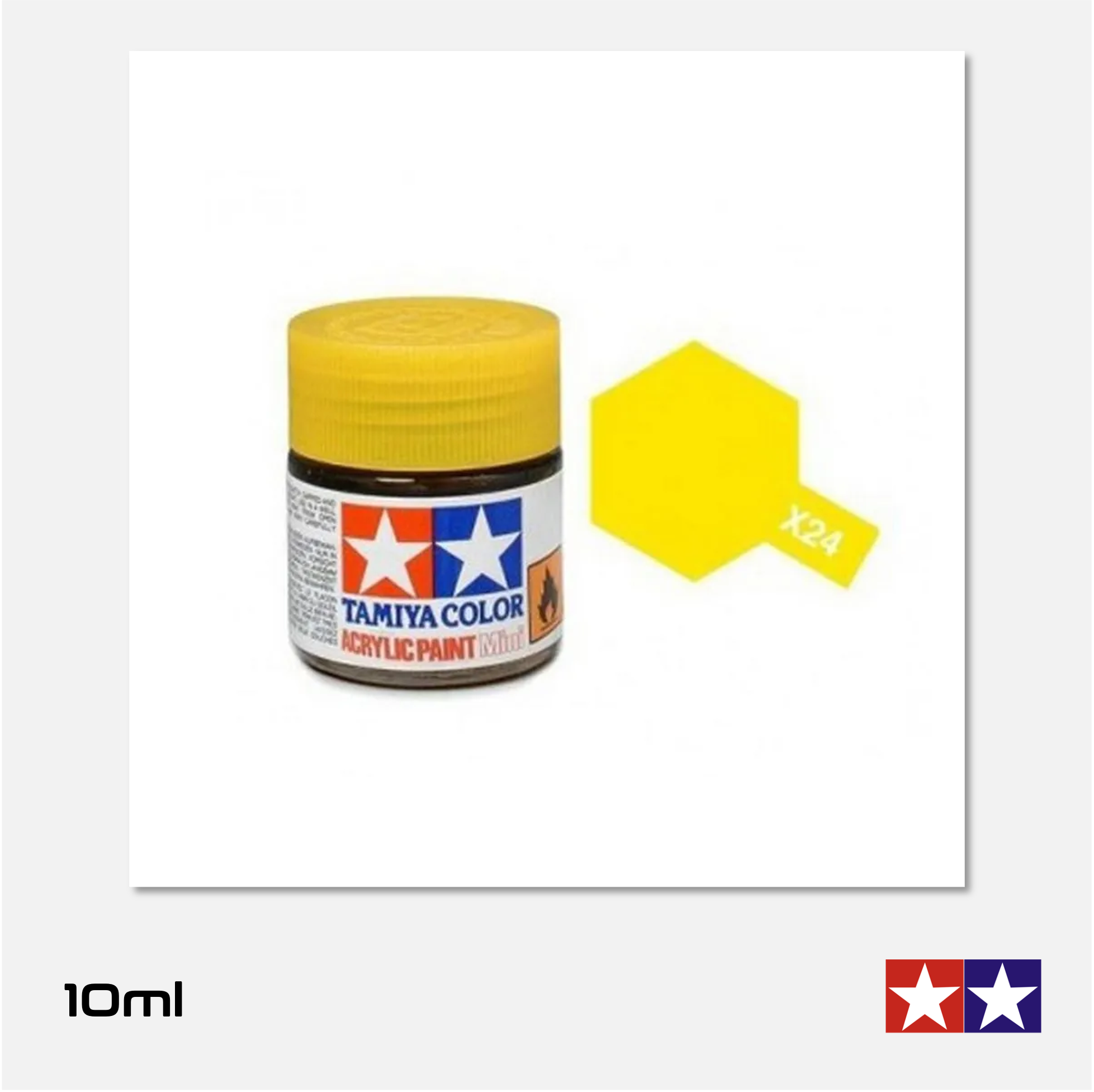 Tamiya Acrylics Mini - X24 Gloss Clear Yellow