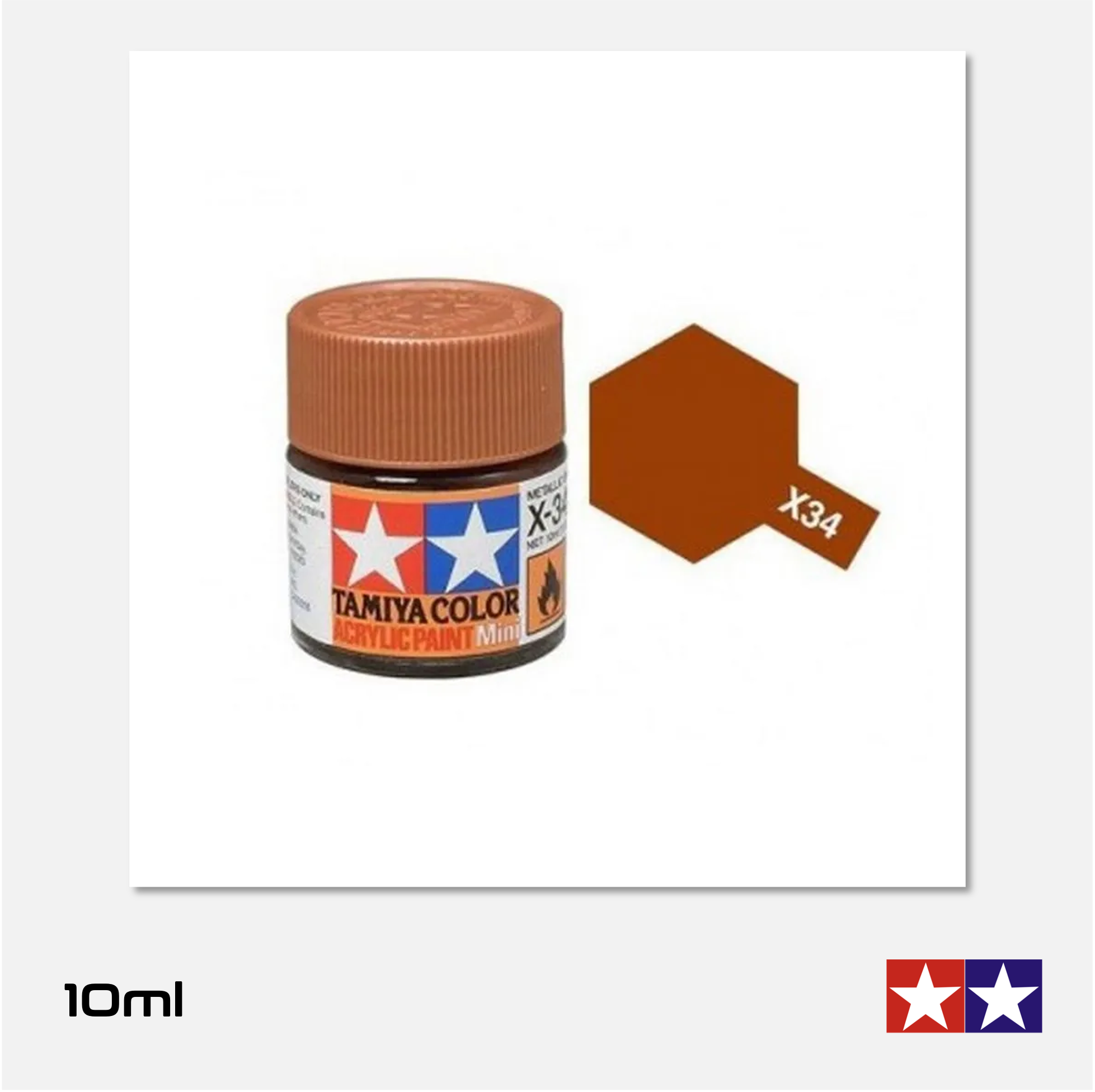 Tamiya Acrylics Mini - X34 Gloss Metallic Brown
