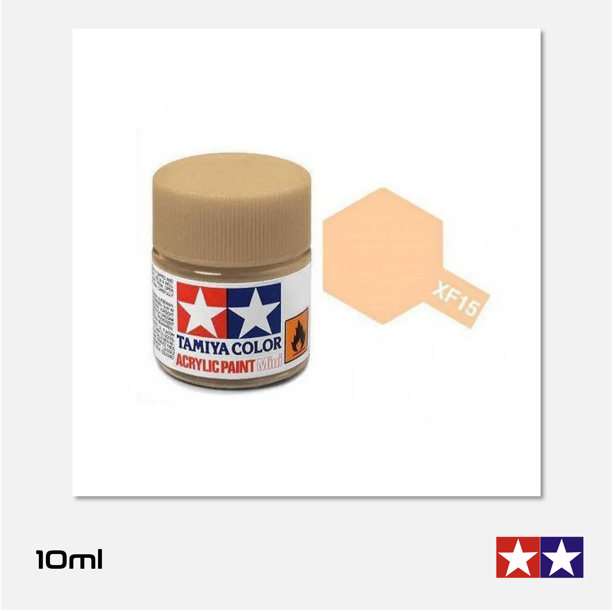 Tamiya - Acrylic Paint Mini - XF-15 Flat Flesh - 81715 - Gothaforce