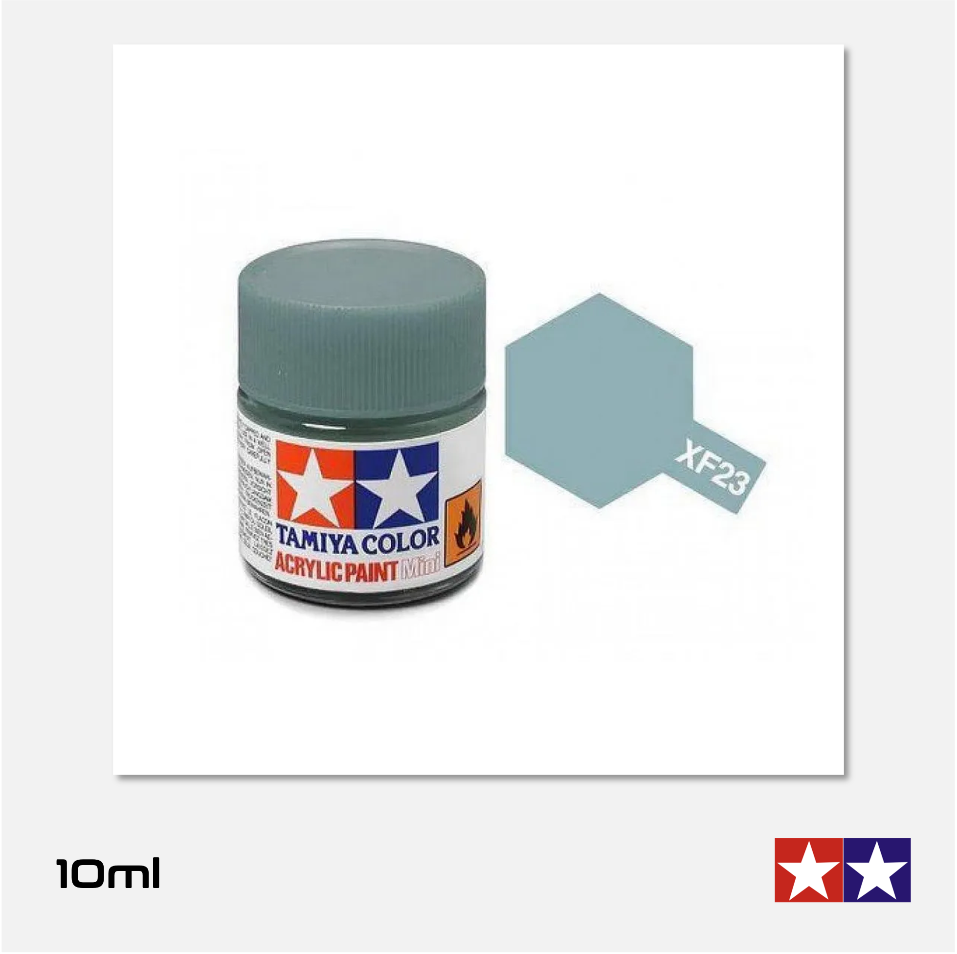 Tamiya - Acrylic Paint Mini - XF-23 Flat Light Blue - 81723 - Gothaforce