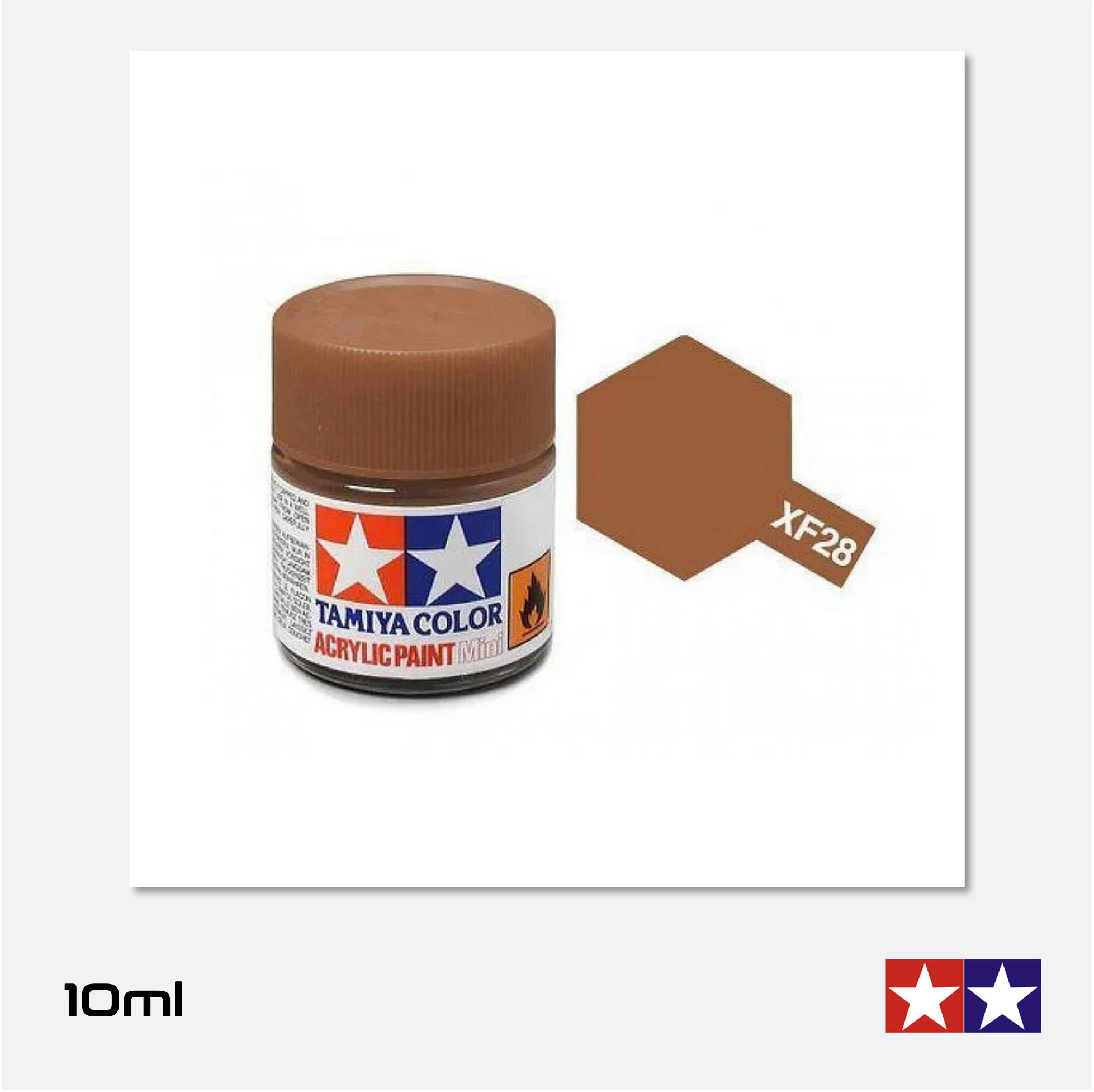 Tamiya - Acrylic Paint Mini - XF-28 Flat Dark Copper - 81728 - Gothaforce