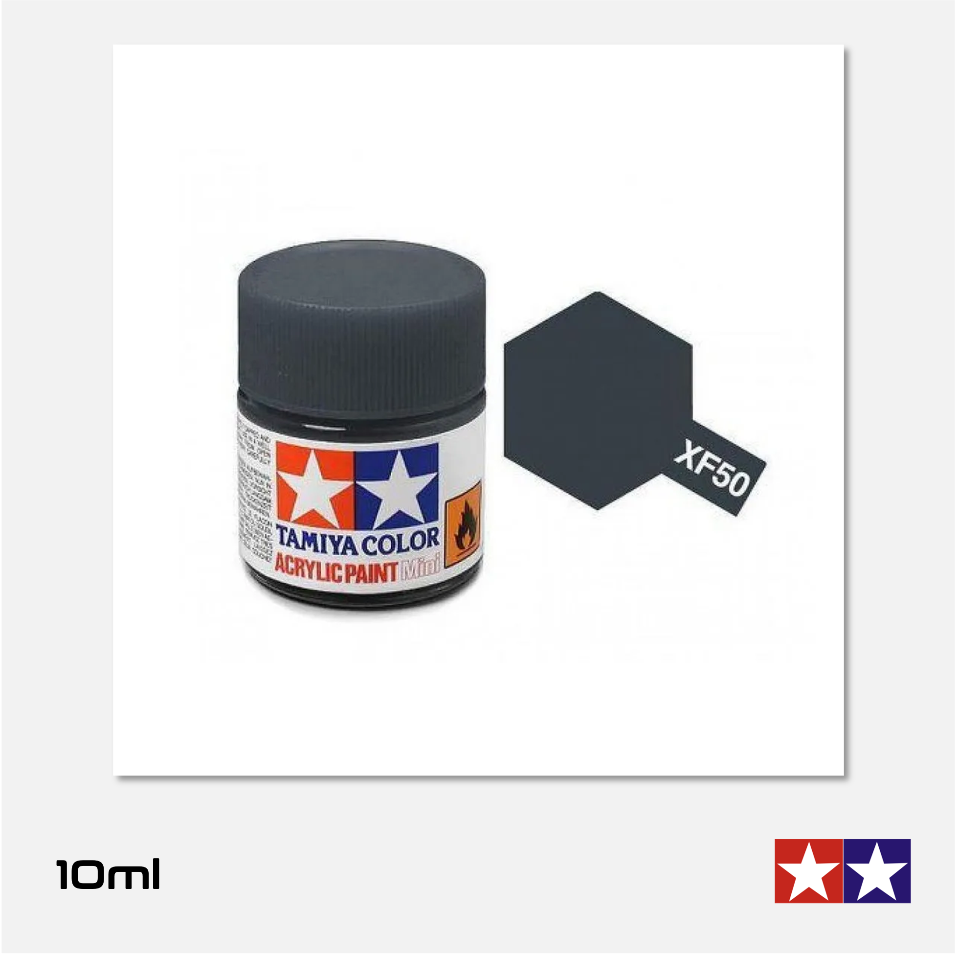 Tamiya - Acrylic Paint Mini - XF-50 Flat Field Blue - 81750 - Gothaforce