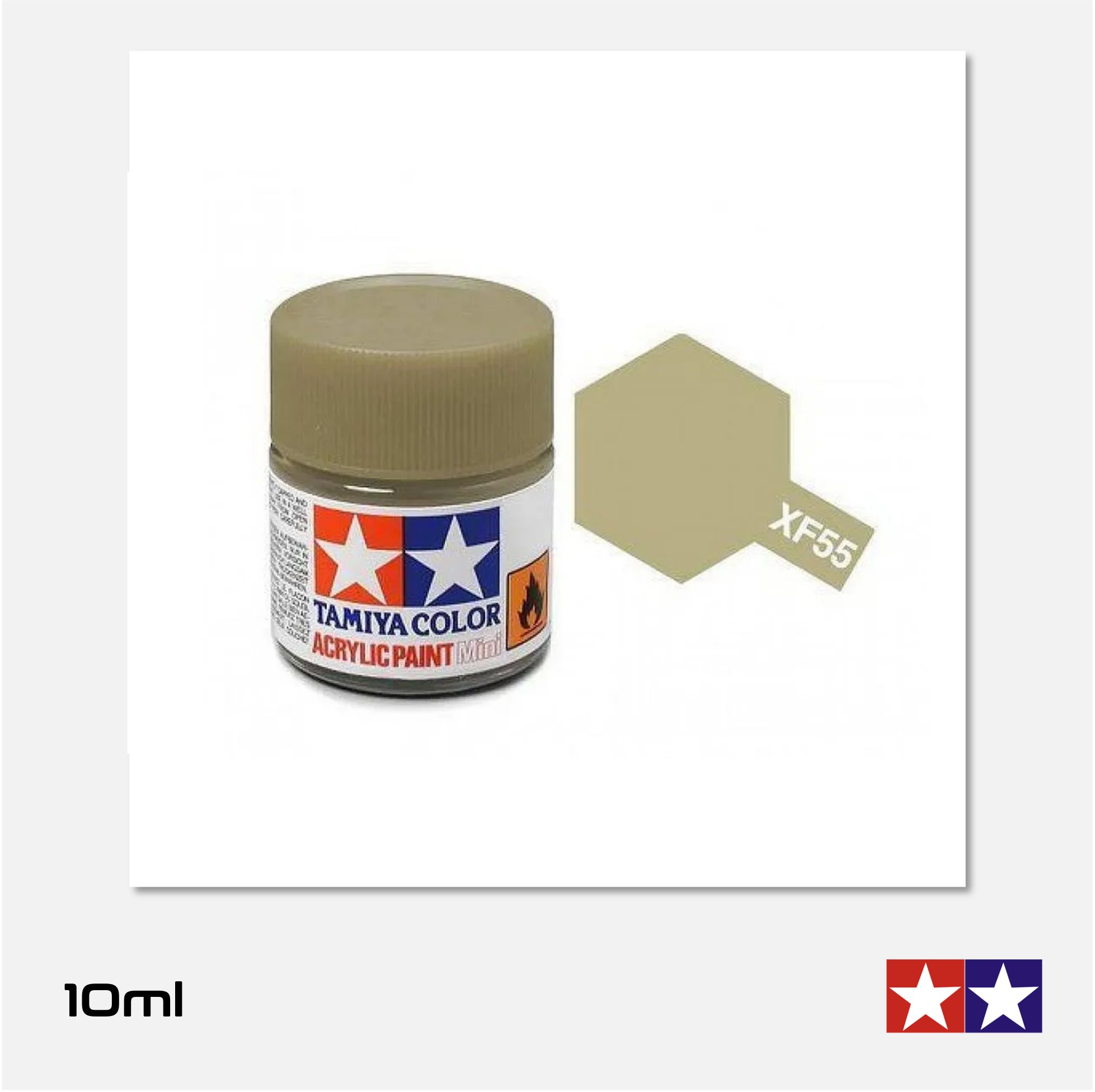 Tamiya - Acrylic Paint Mini - XF-55 Flat Deck Tan - 81755 - Gothaforce