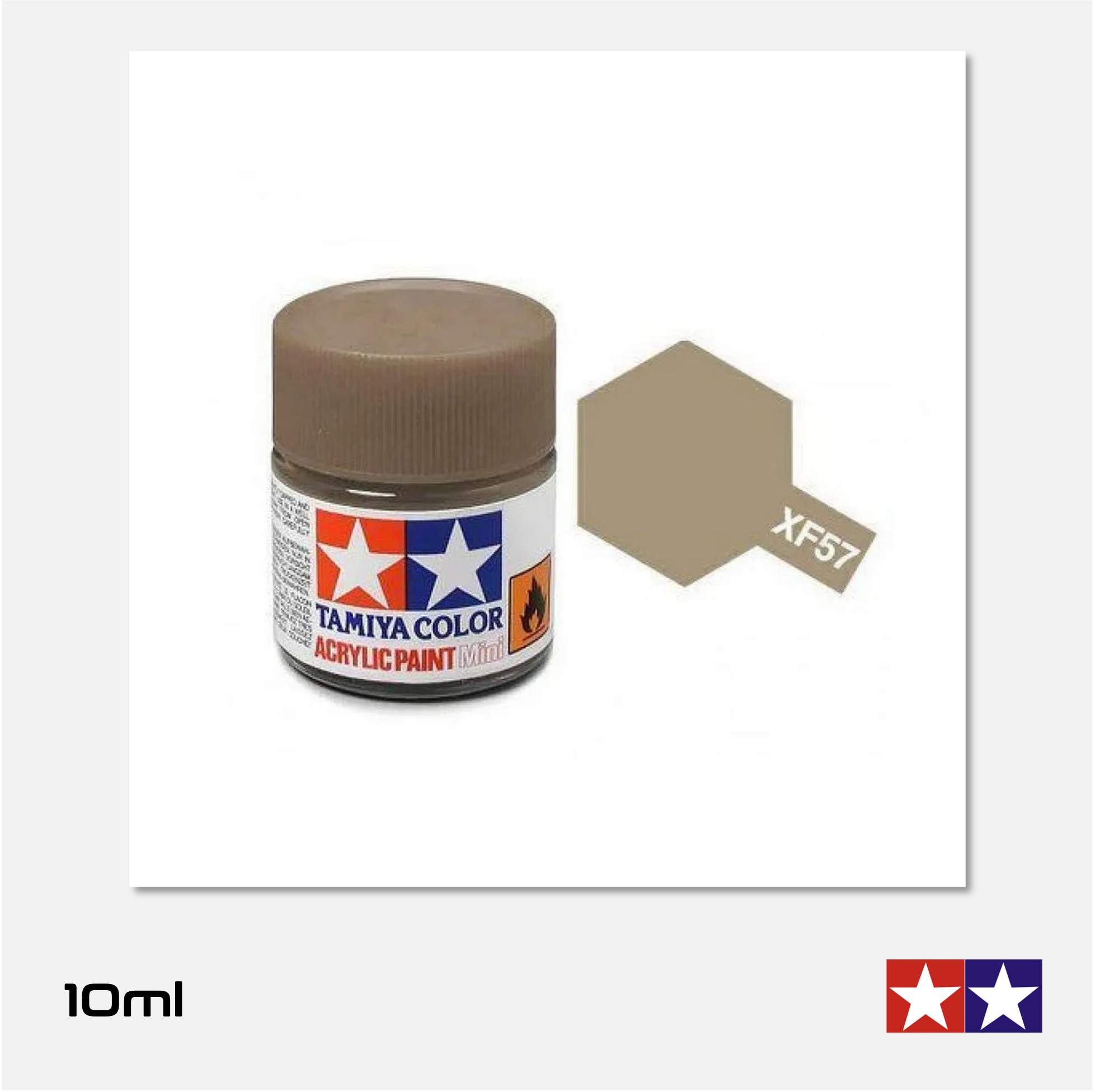 Tamiya - Acrylic Paint Mini - XF-57 Flat Buff - 81757 - Gothaforce