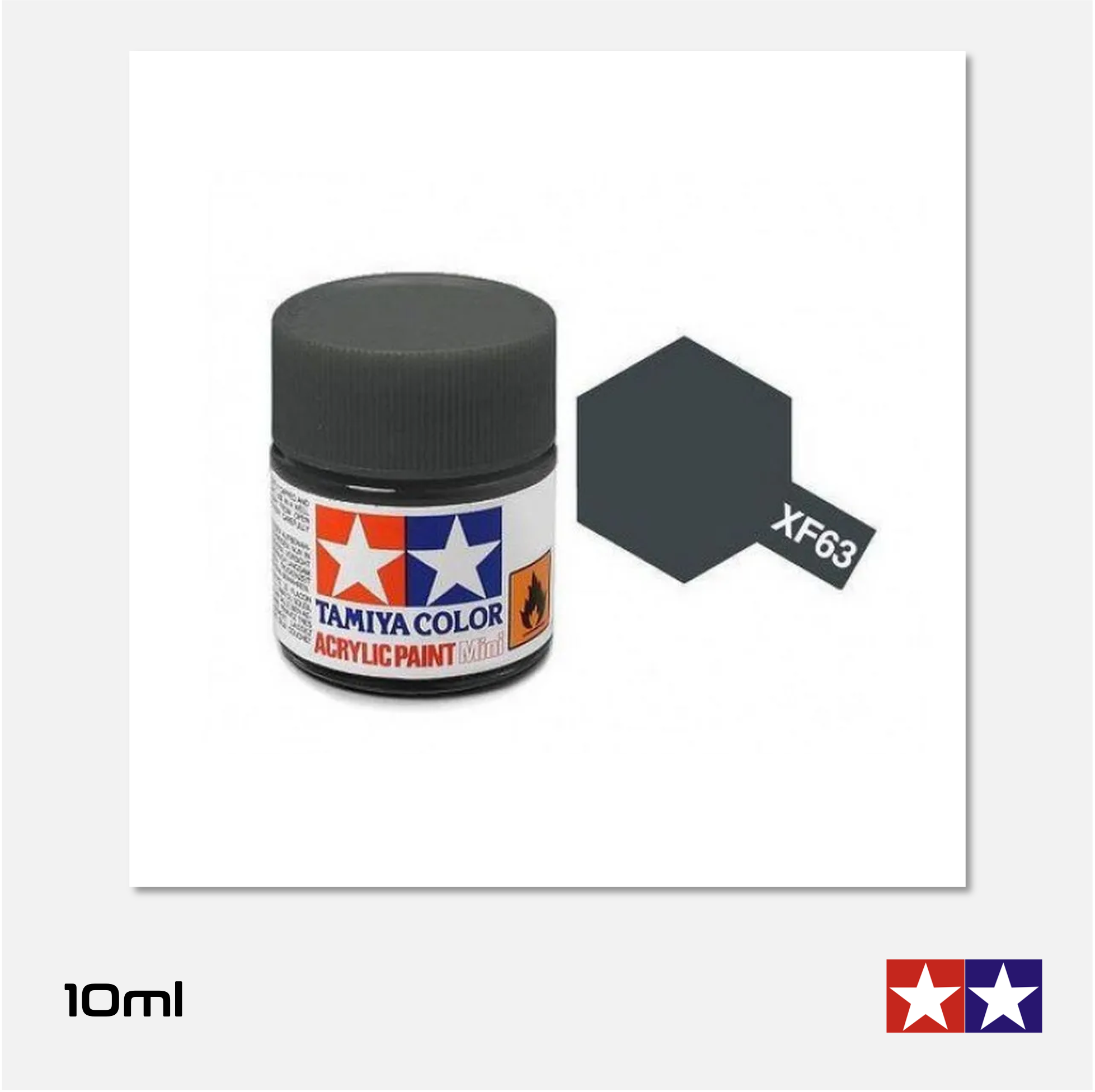 Tamiya Acrylics Mini - XF63 Flat German Grey